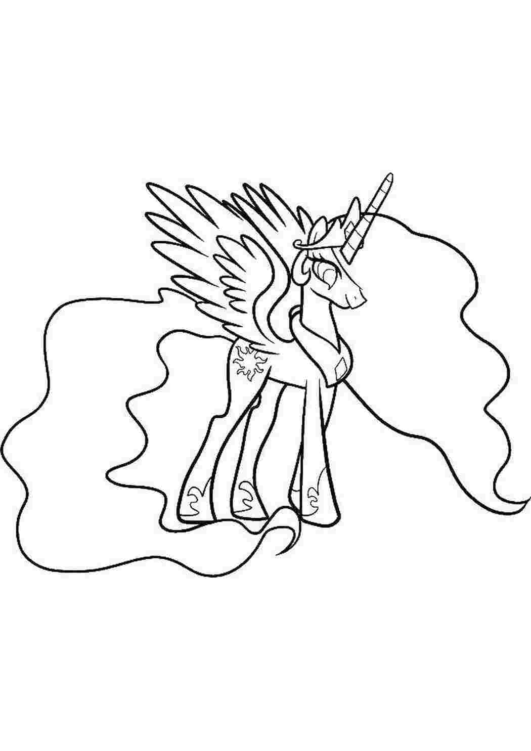 Раскраски Пони из my little pony мой маленький пони Пони, "My little pony"