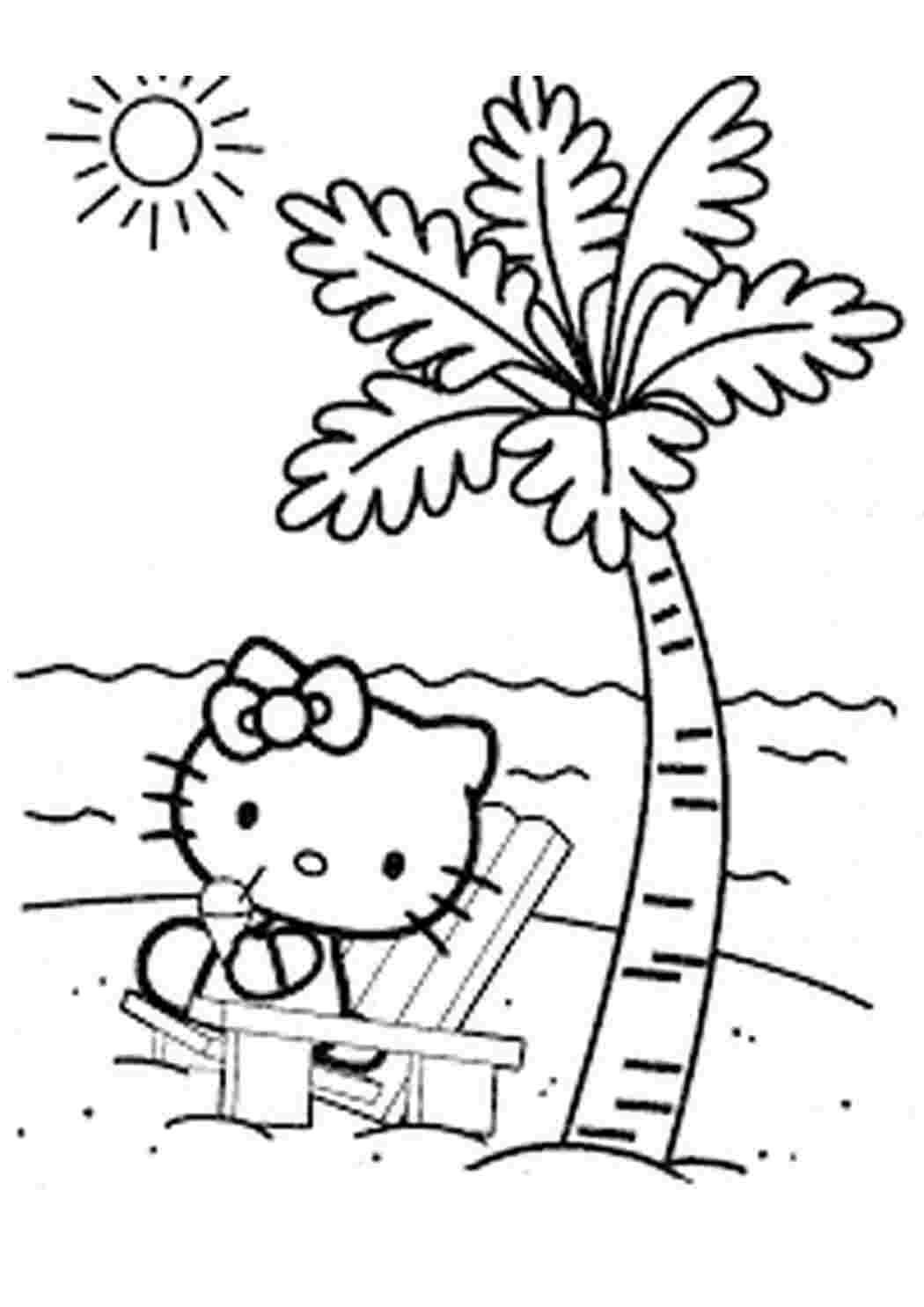 Раскраски раскраски хэллоу китти для девочек с hallo kiitty coloring pages