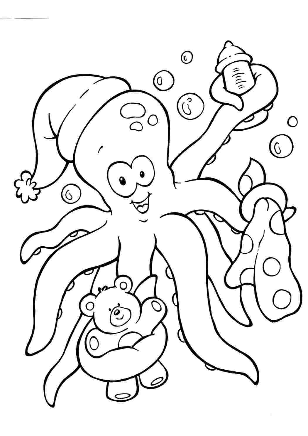 морское Осминог, морское