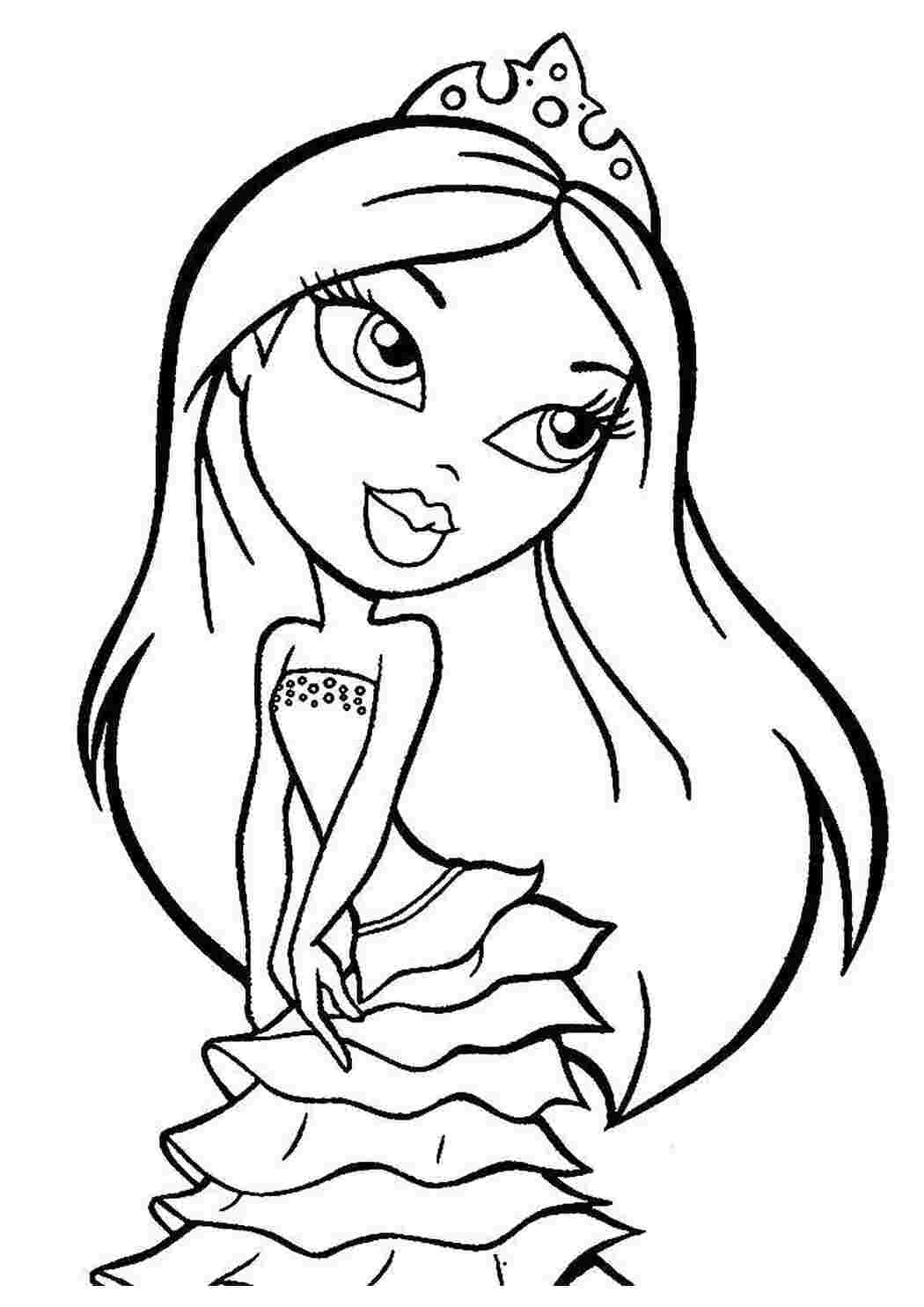 Раскраски Принцесса братз братц Кукла, Bratz 