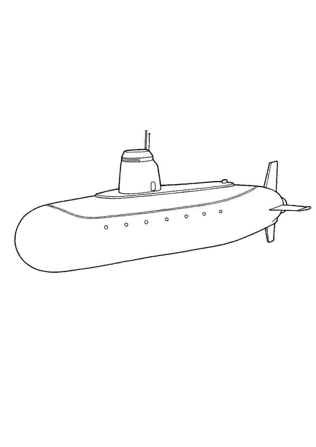 Раскраски картинки на рабочий стол онлайн Подводная лодка атомная Скачать раскраски для мальчиков