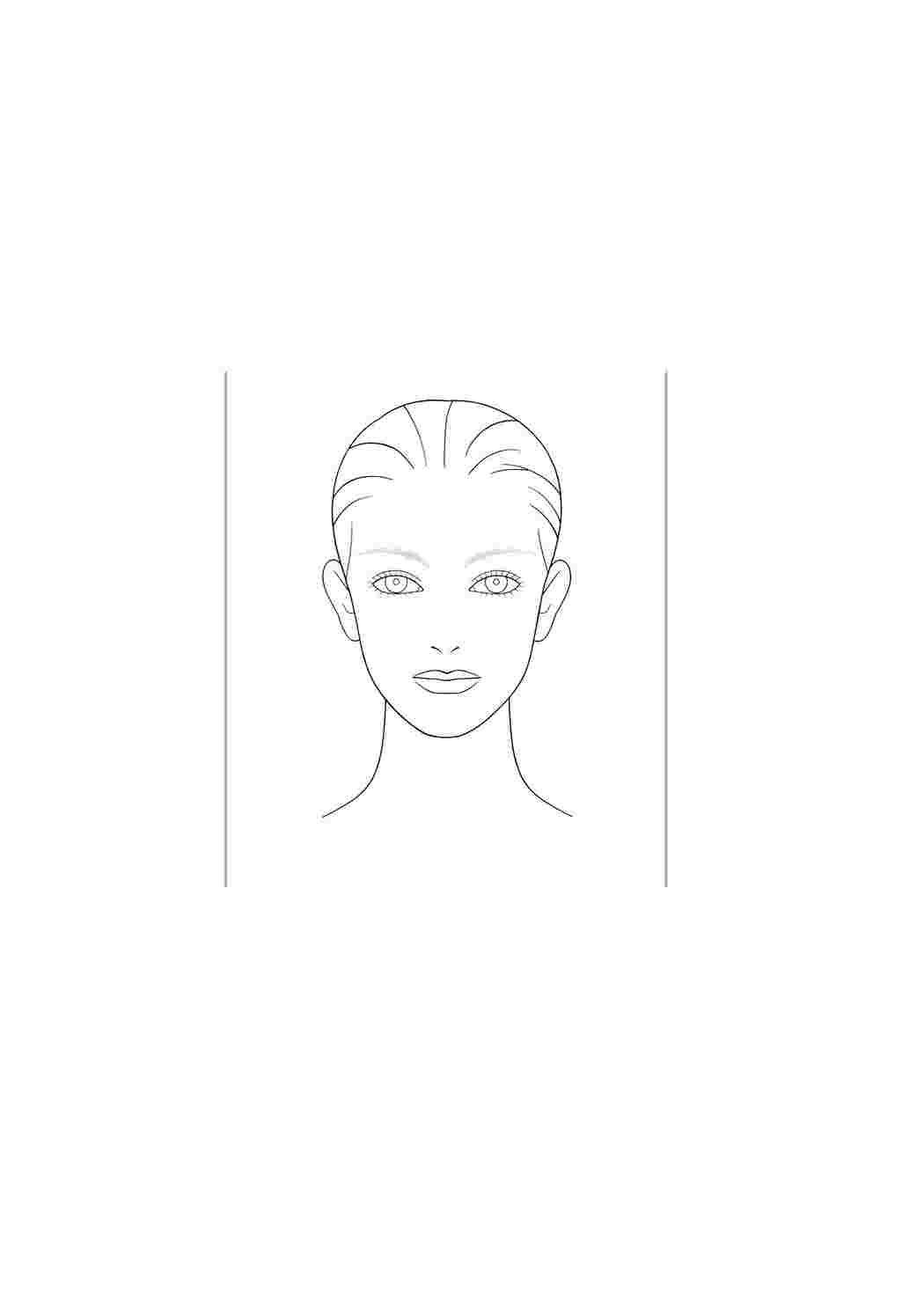 Картинки лицо девушки для макияжа (55 фото) » рисунки для срисовки на lilyhammer.ru