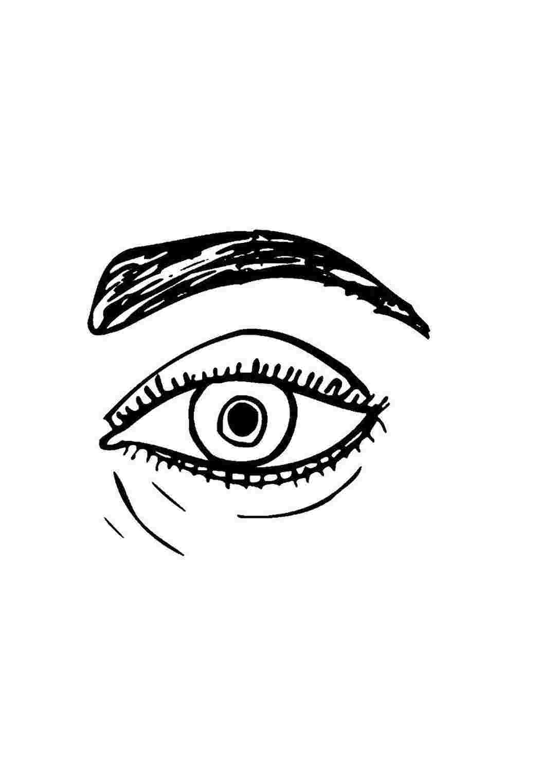 Раскраски глаза: распечатать или скачать бесплатно | жк-вершина-сайт.рф
