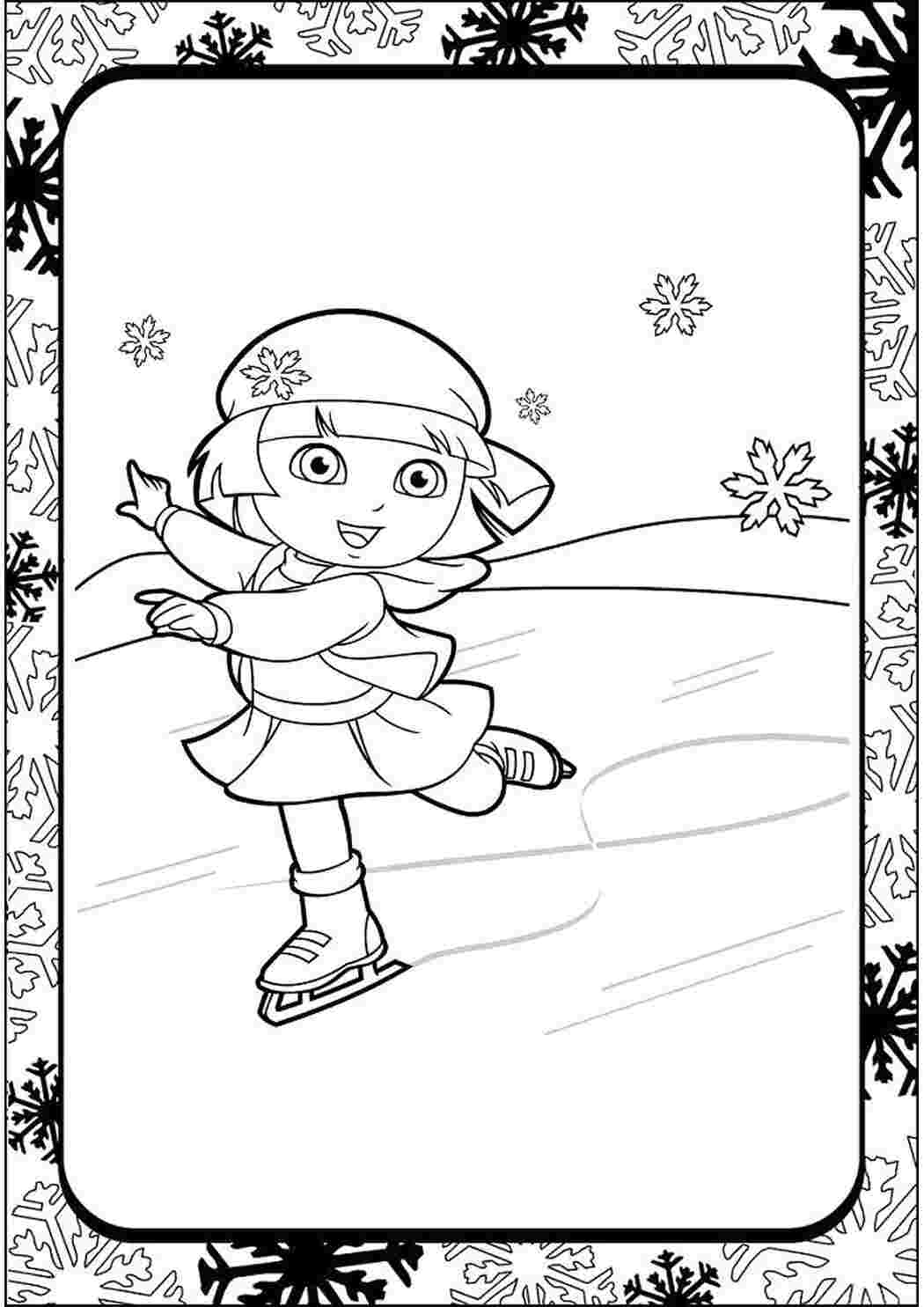 Игра Даша Путешественница: Раскраски / Dora The Explorer Coloring Book - играть онлайн бесплатно