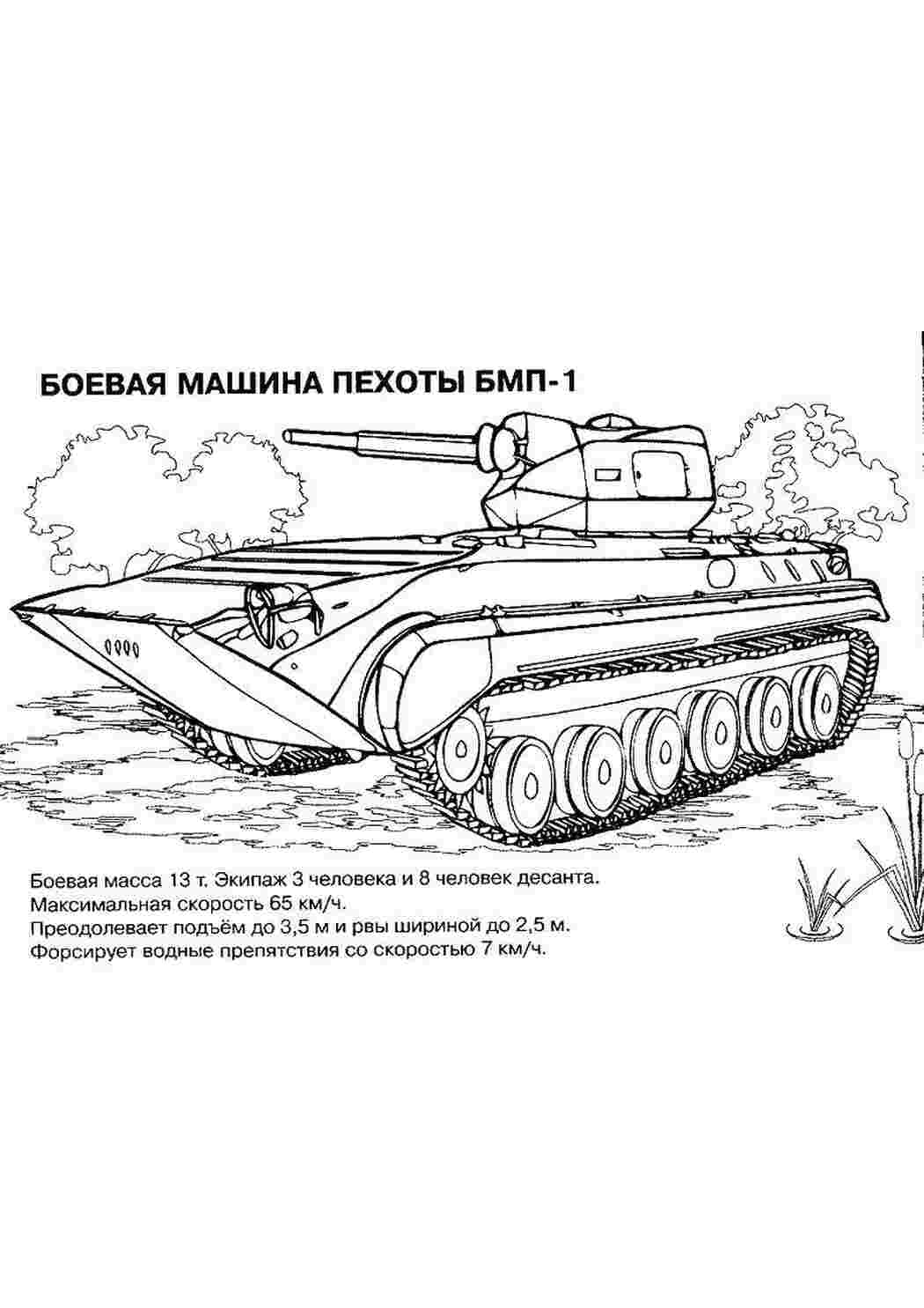 Раскраски Танк военные раскраски танк