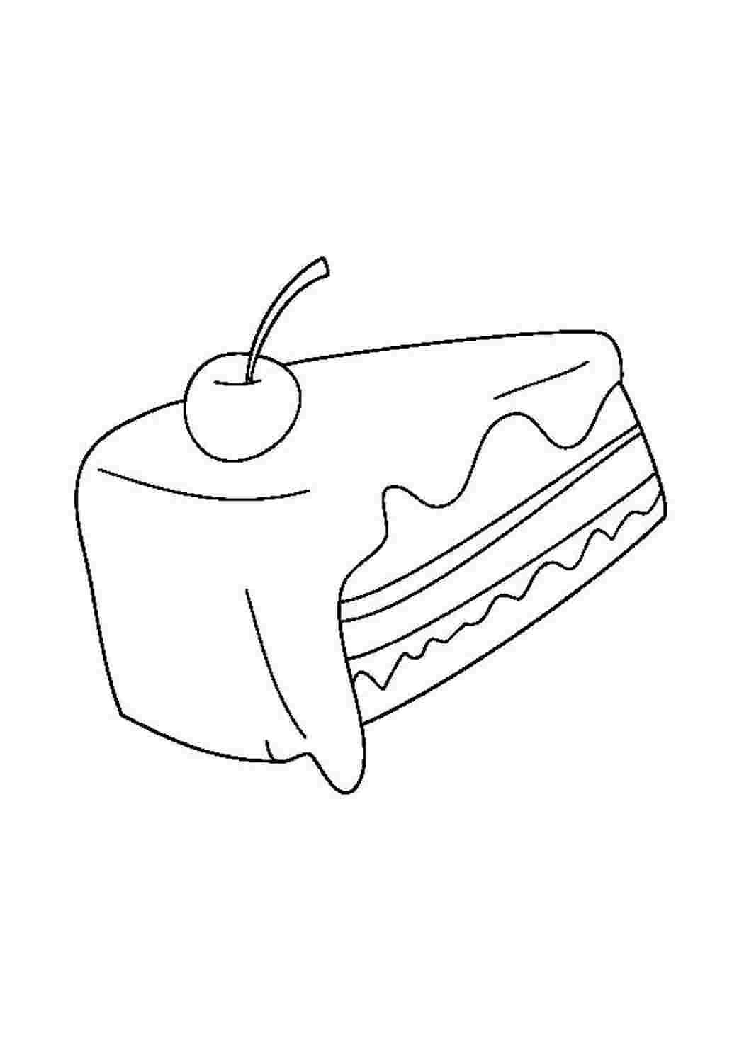 Раскраски Раскраски для детей на тему еда. Раскраски на тему торты.   Торты. Красивые раскраски для детей на тему еда. Раскраски для детей на тему еда. Раскраски на тему торты.  
