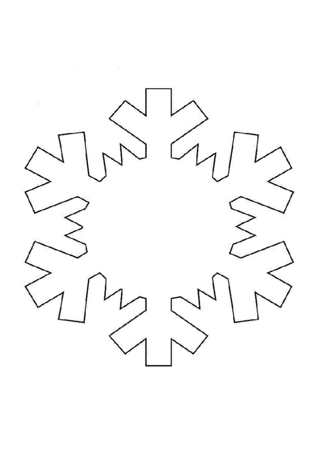 Раскраски Раскраска снежинка ребенку снежинка снежинка