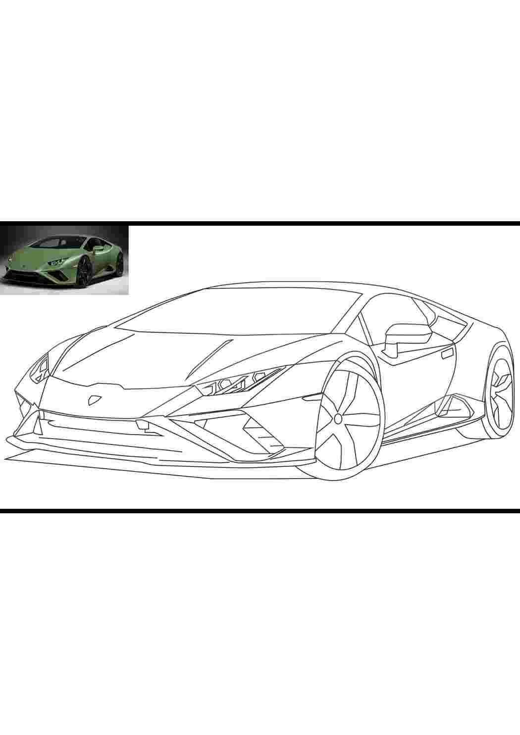 Покраска отдельных деталей кузова Lamborghini