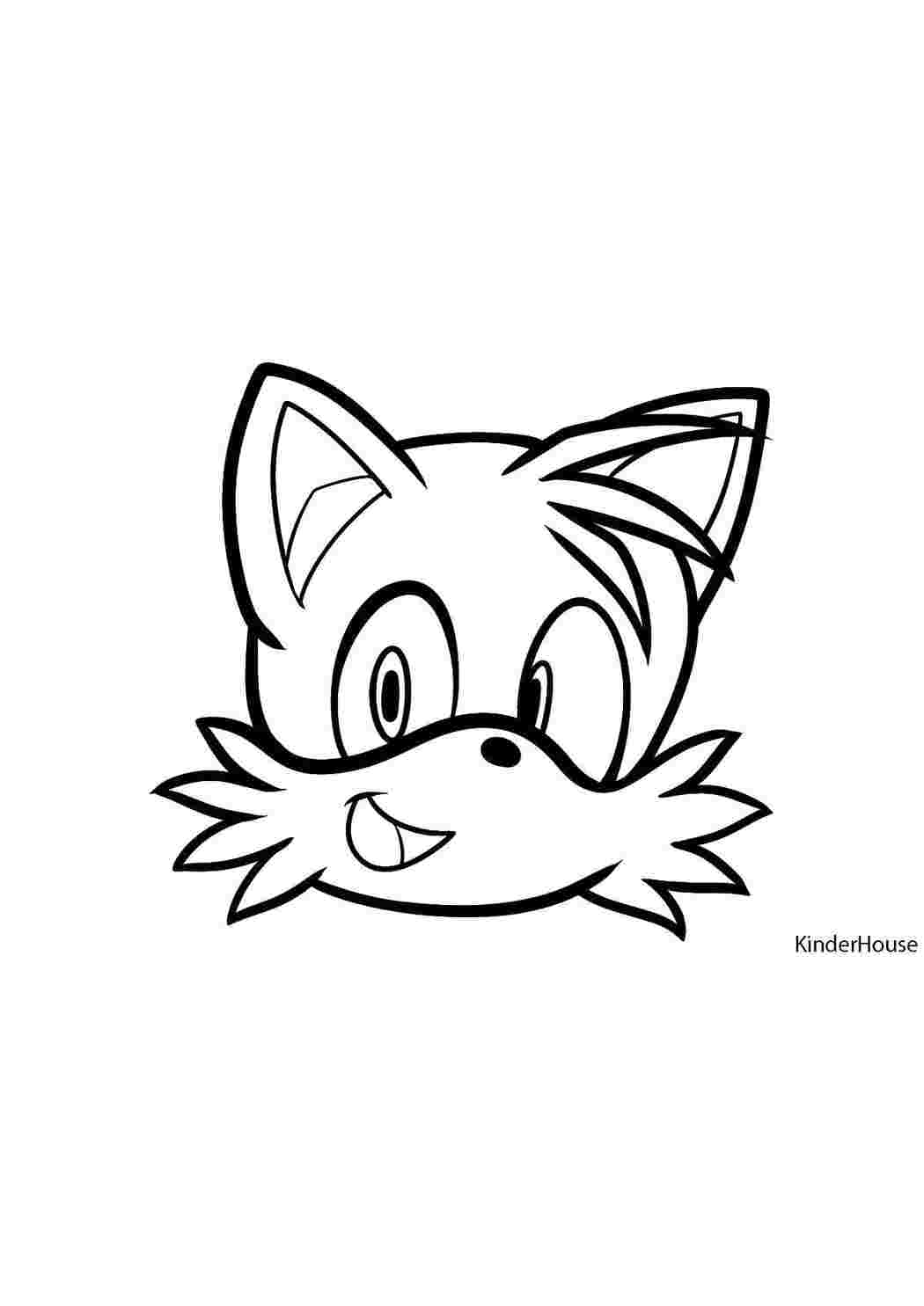 «Sonic X» бесплатная раскраска для детей - мальчиков и девочек