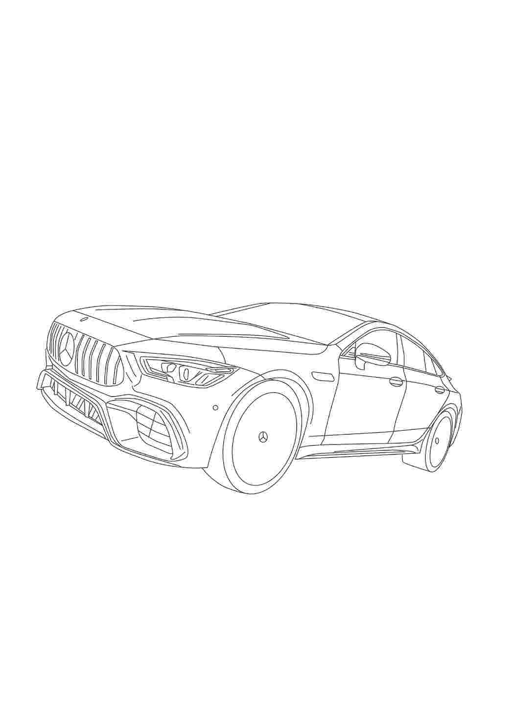 Раскраски Красивые раскраски. Раскраска Мерседес Бенц Мерседес Gt 63S Раскраска Мерседес Бенц Мерседес Gt 63S Раскраски скачать и распечатать бесплатно.