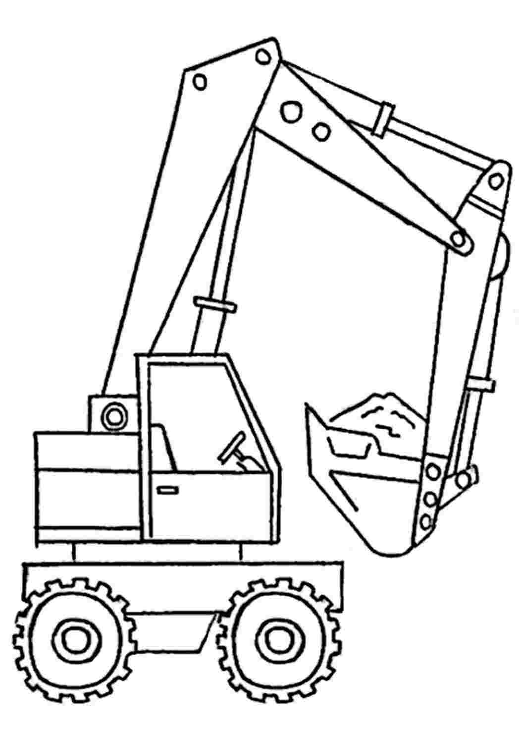  раскраски на тему экскаватор для детей.  раскраски с экскаватором для мальчиков и девочек. Раскраски для детей 