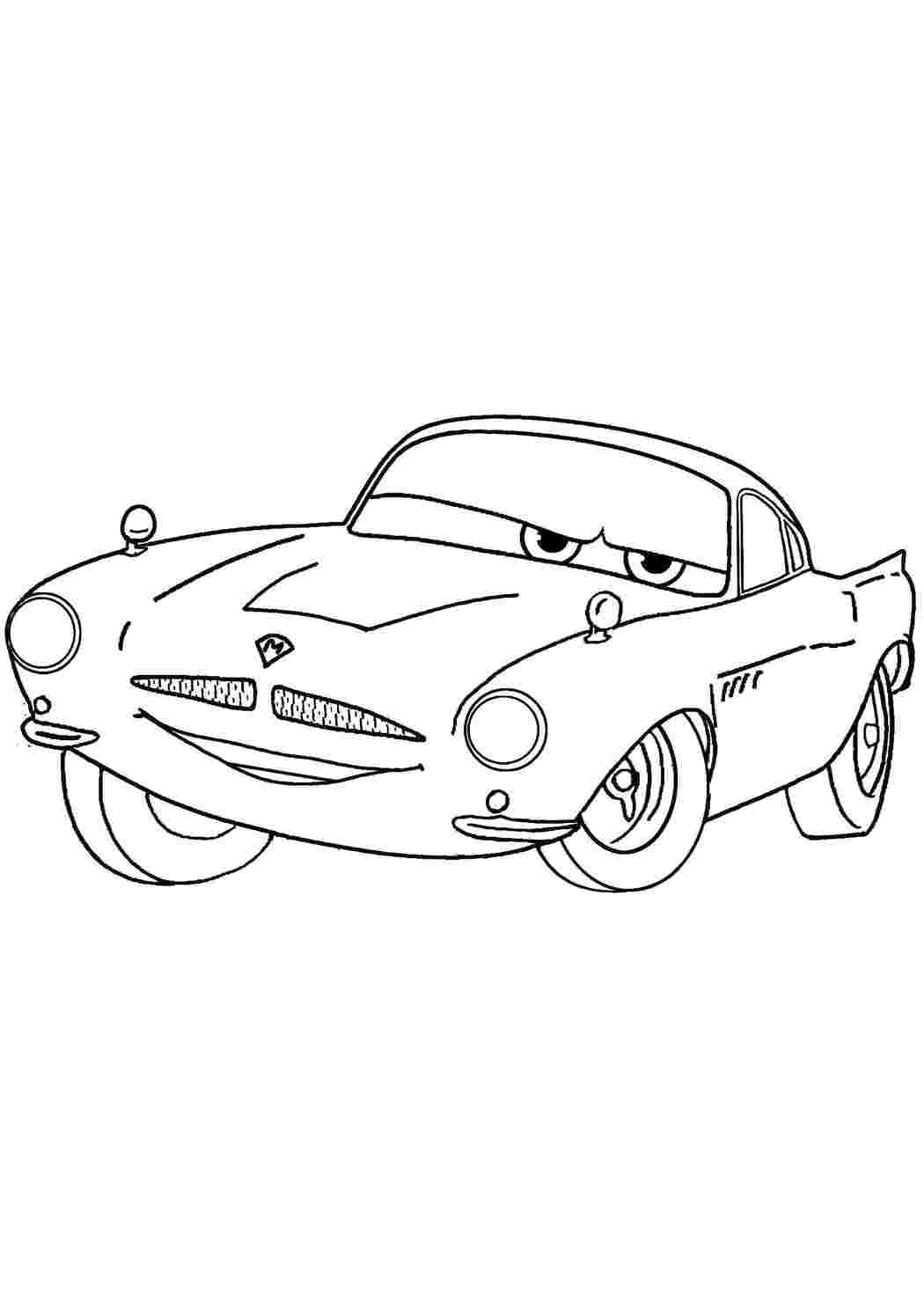 Раскраски Мультфильм тачки  Машины мультфильм, тачки, машины