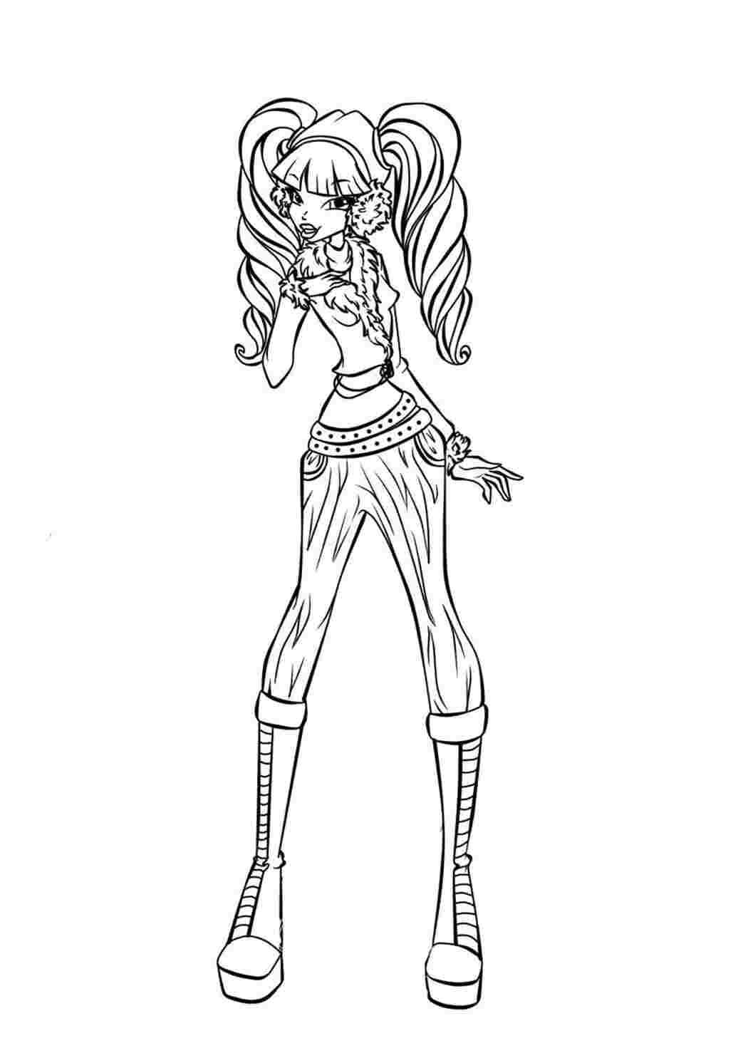 Раскраски раскраска винкс Клуб Винкс Winx club Муза