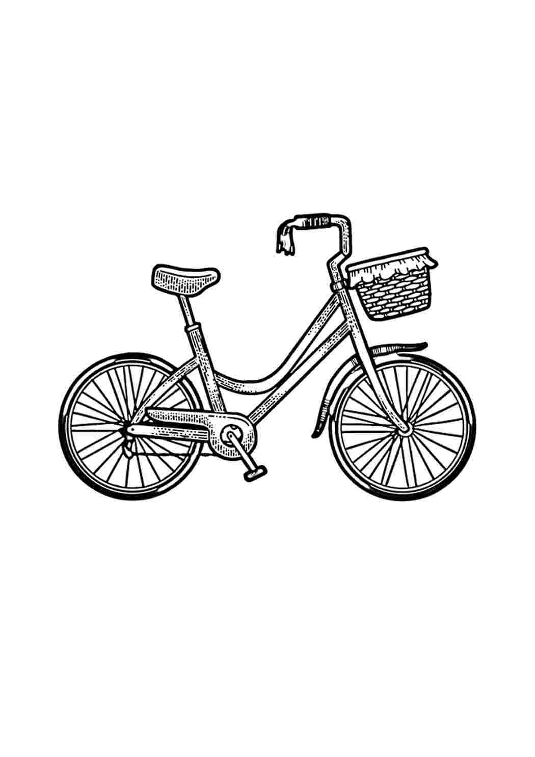 Рисунки карандашом для детей велосипед (80 фото) 🔥 Прикольные картинки и юмор
