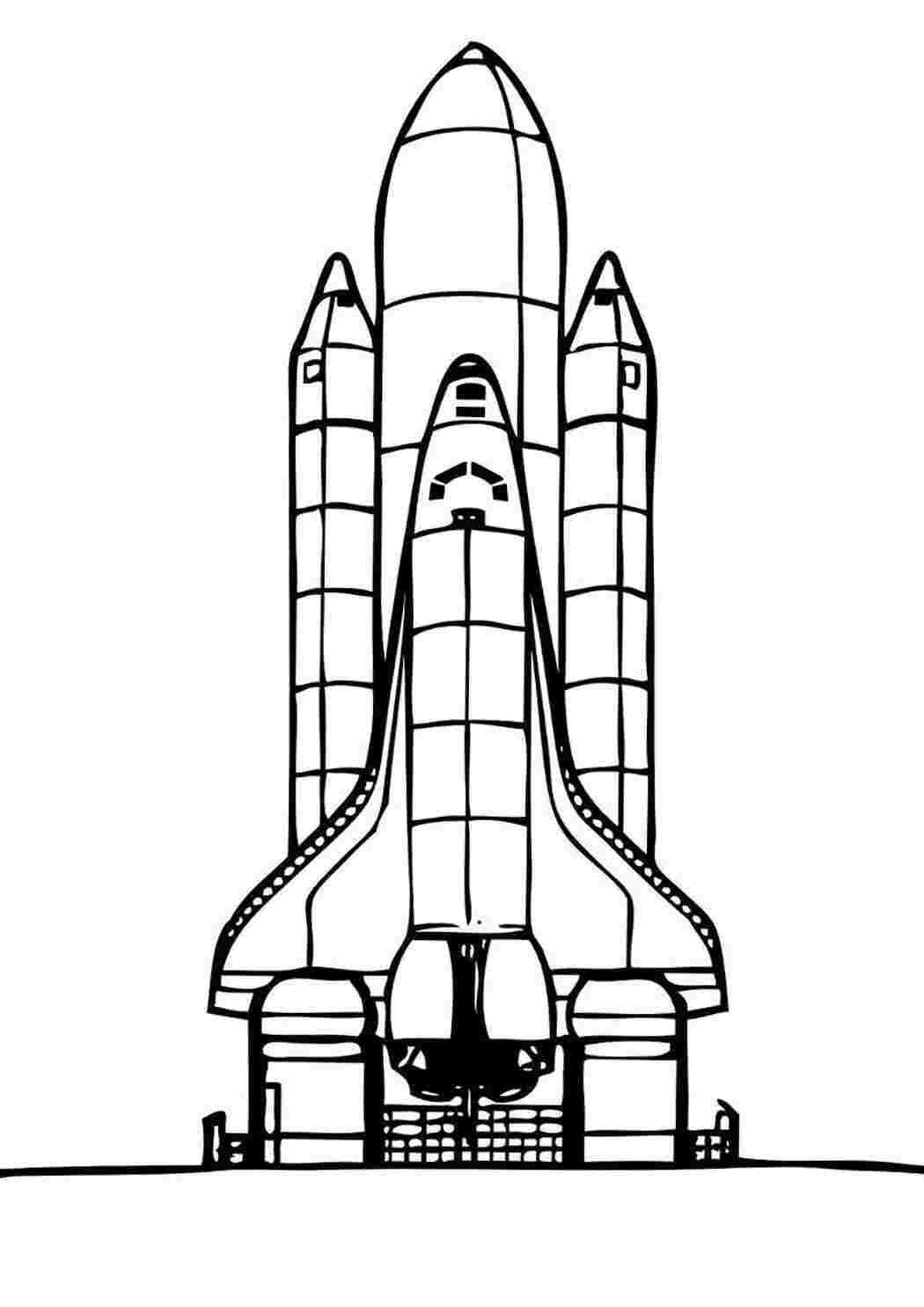 Космический шаттл Раскраски для мальчиков
