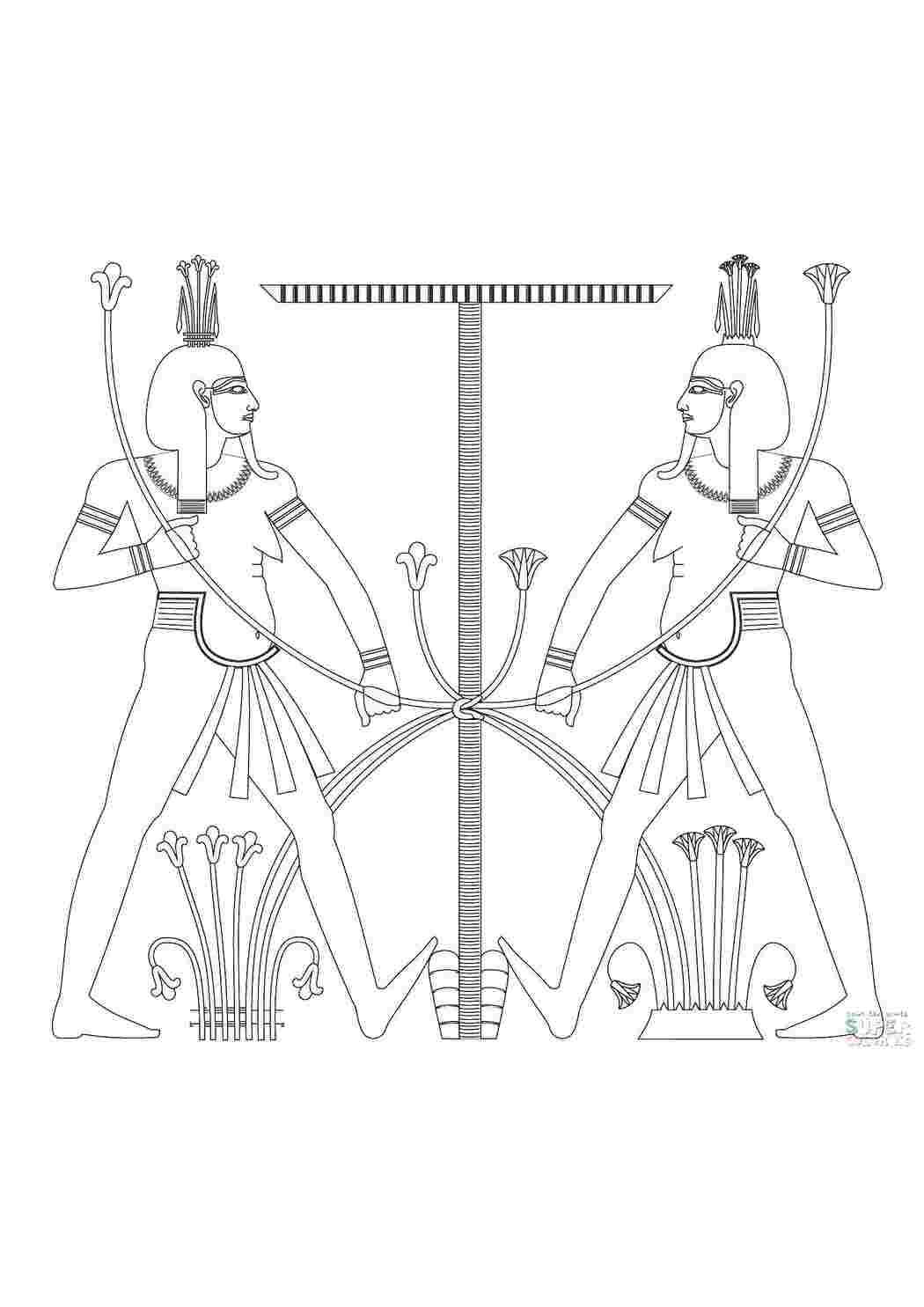 Раскраски Рисунок, египет Египет Египет