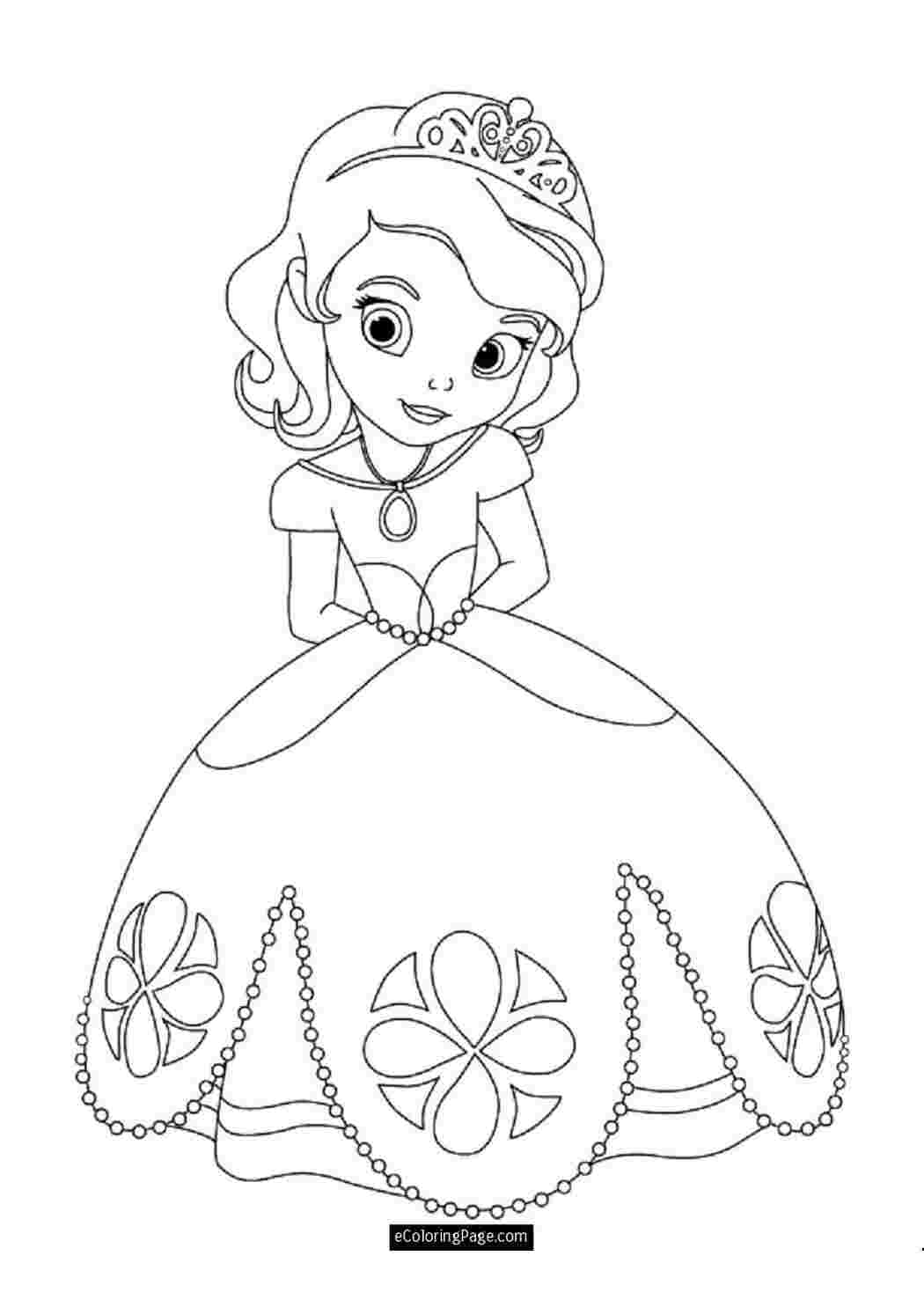 Раскраски Раскраски принцессы для девочек красивые принцессы из мультфильмов 