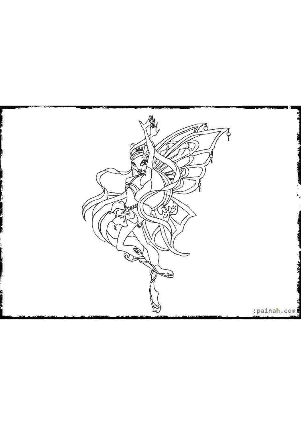 Раскраски Стройная стелла Винкс клуб Персонаж из мультфильма, Winx