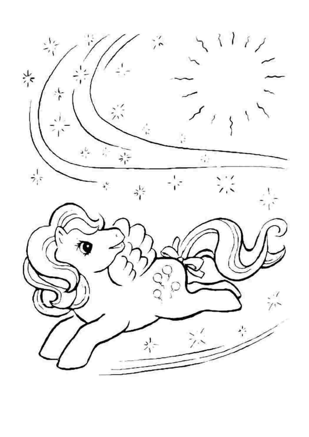 Раскраски Пони из my little pony Пони Пони, "My little pony"