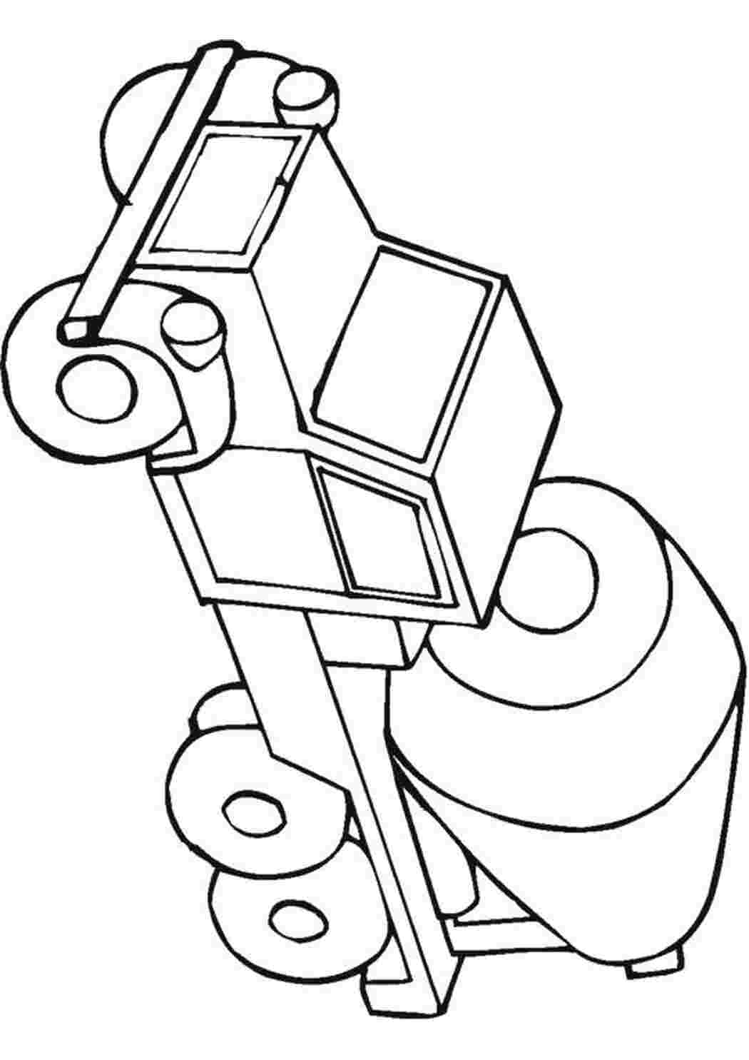 Грузовик бетономешалка Раскраски для мальчиков