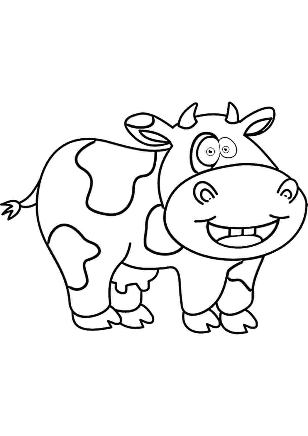 Раскраска Умка, Веселая семейка коровки, 29х22см.