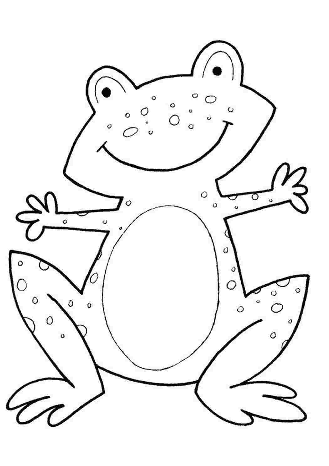 Раскраски Раскраски лягушки, жабы  frog