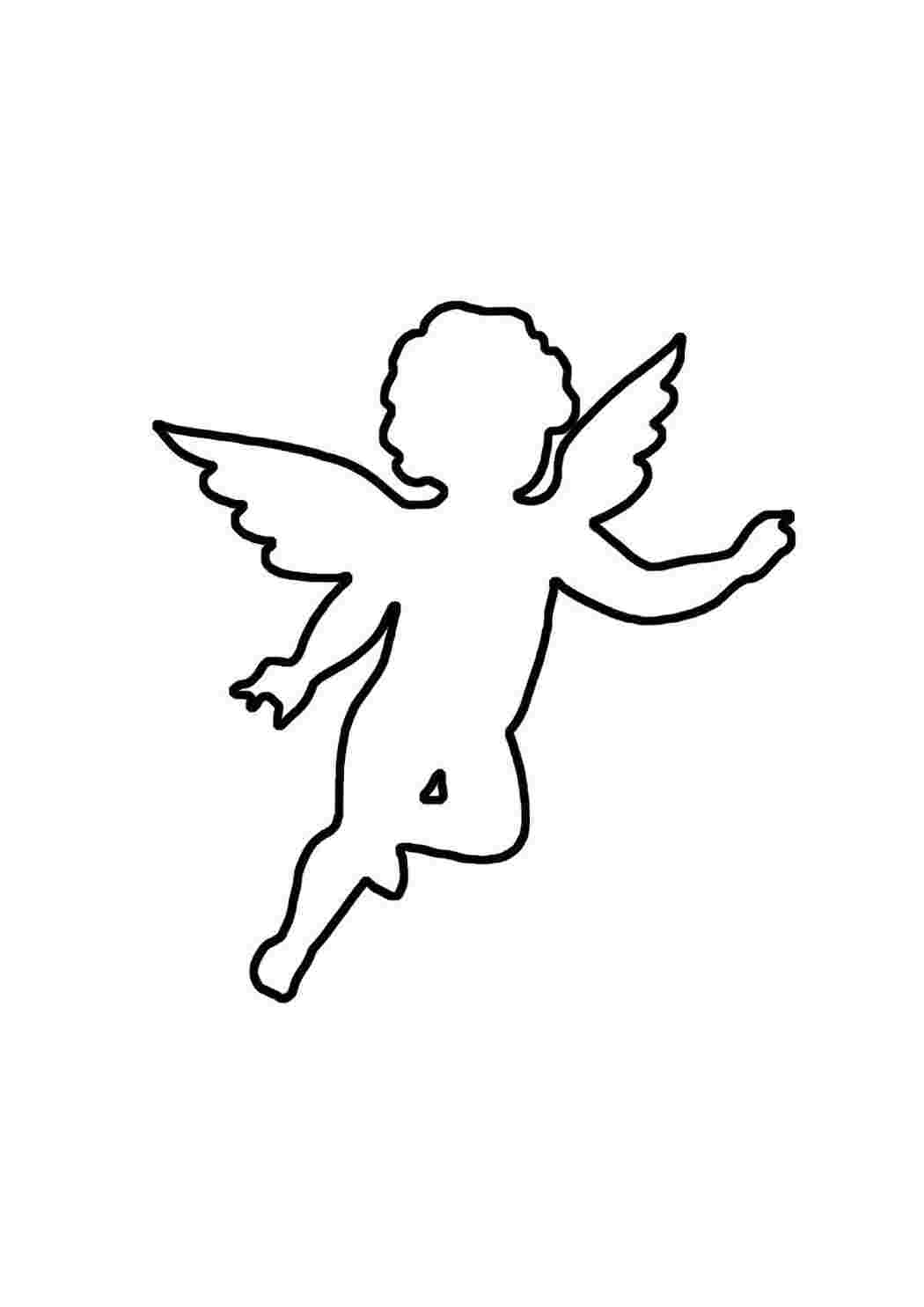 Ангел из бумаги своими руками: шаблон