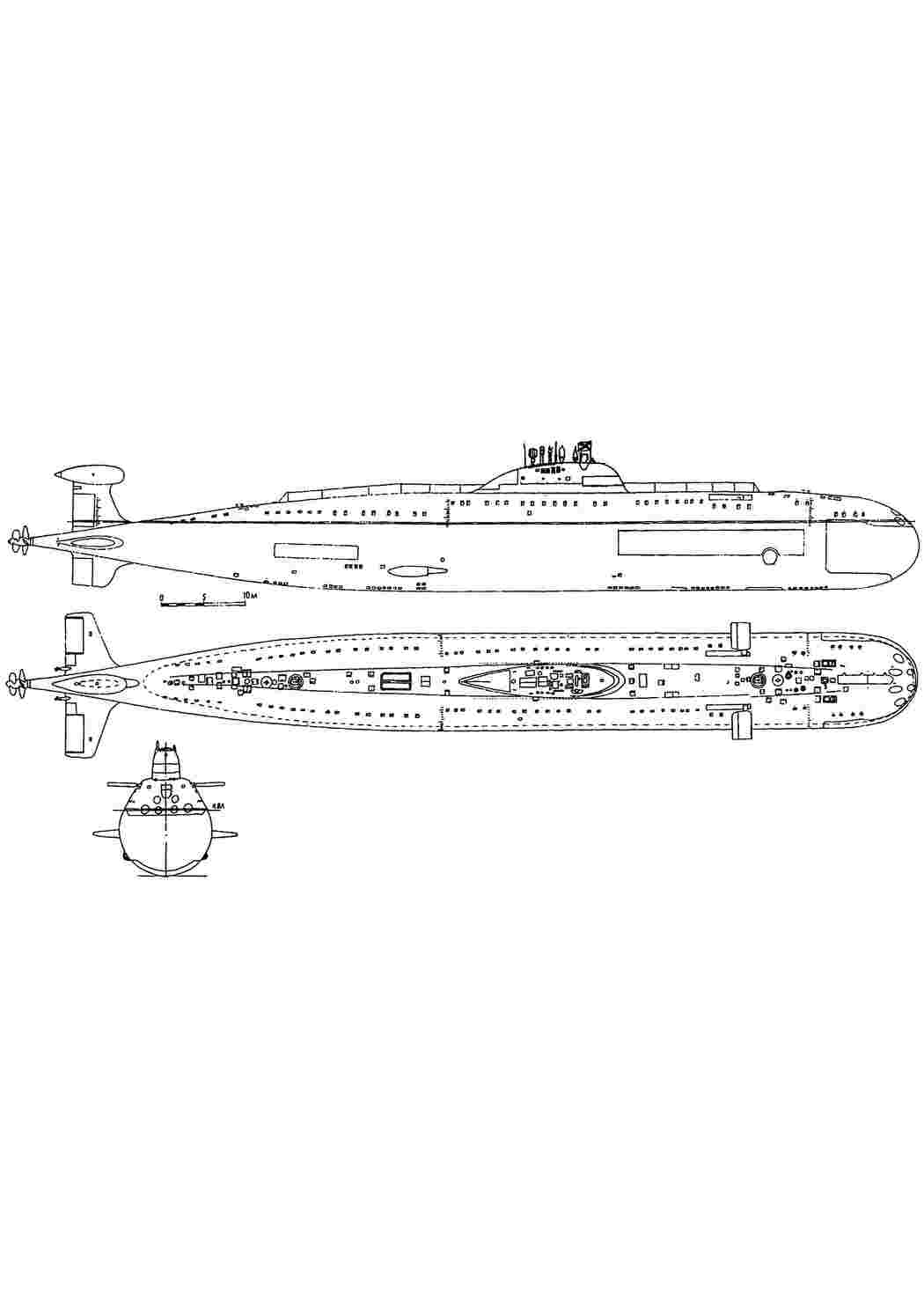 Схема подводной лодки Скачать раскраски для мальчиков