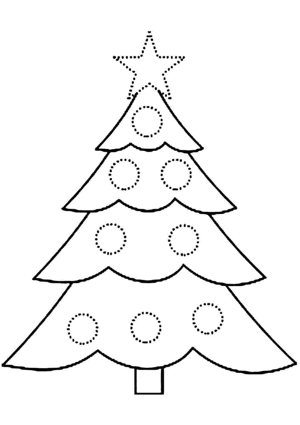 Раскраски Новогодная елка новый год новый год. елка