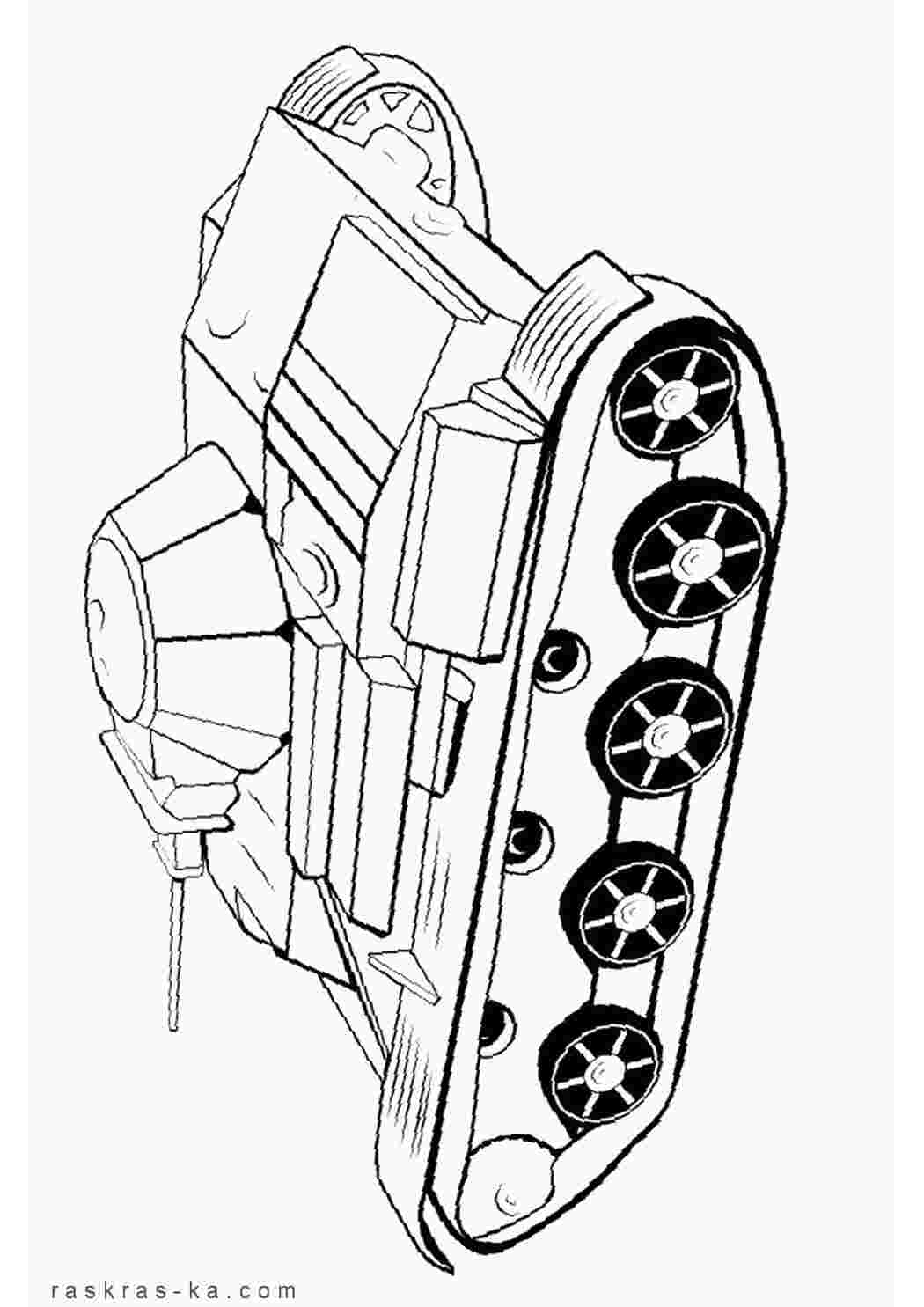 Раскраски  Раскраски Танки 