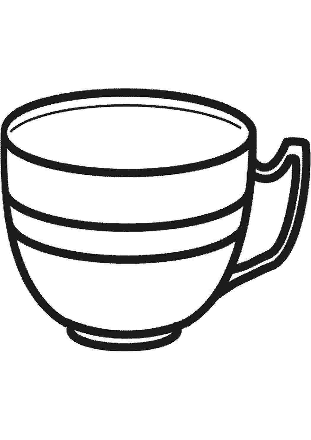 Раскраска чайный и кофейный сервиз