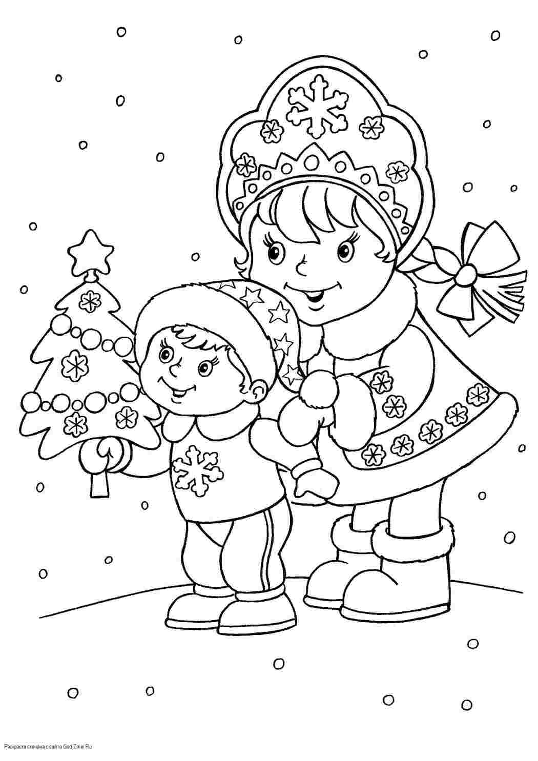 новый год Снегурочка, зима, Новый Год