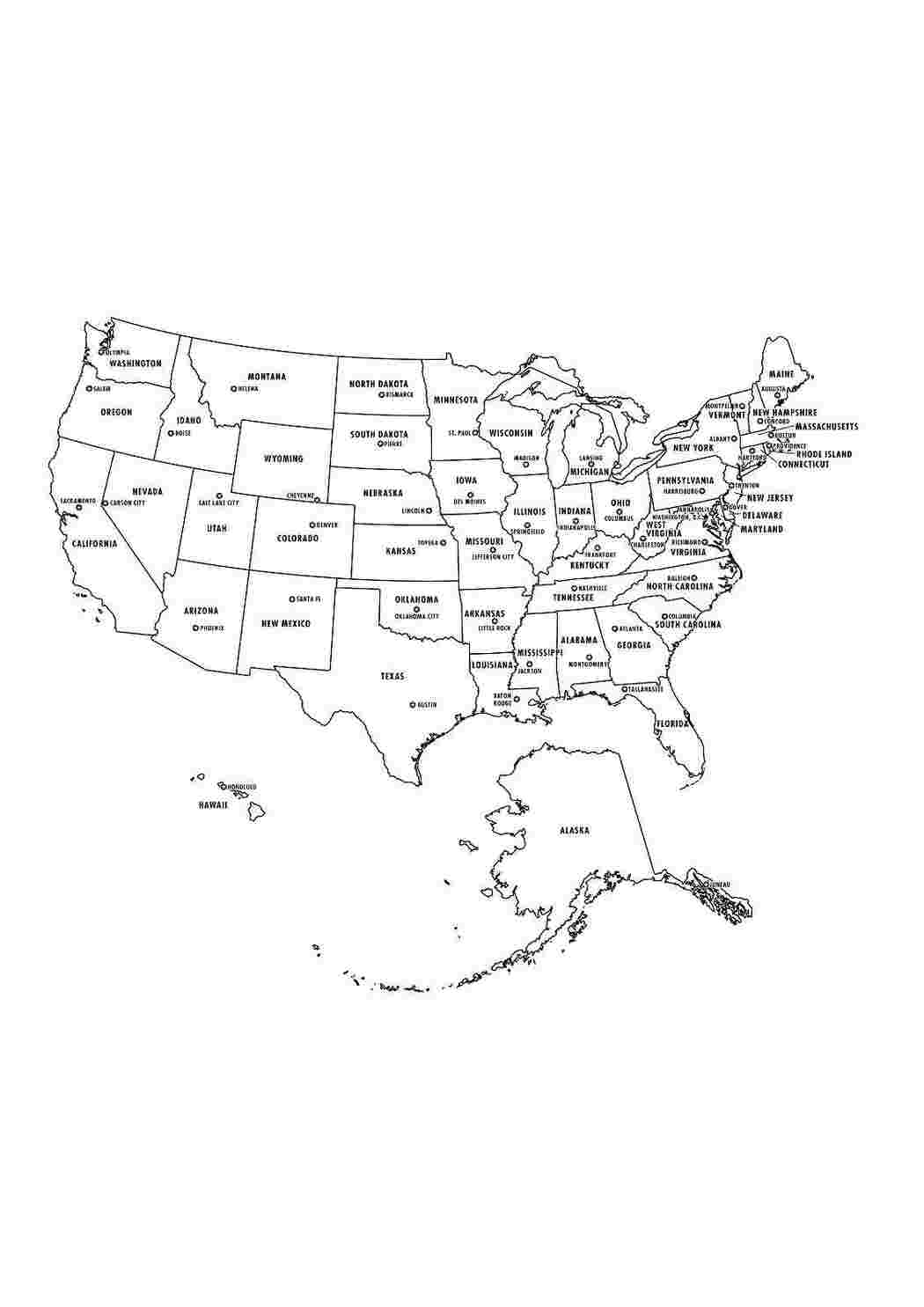 США Карта, мир, США