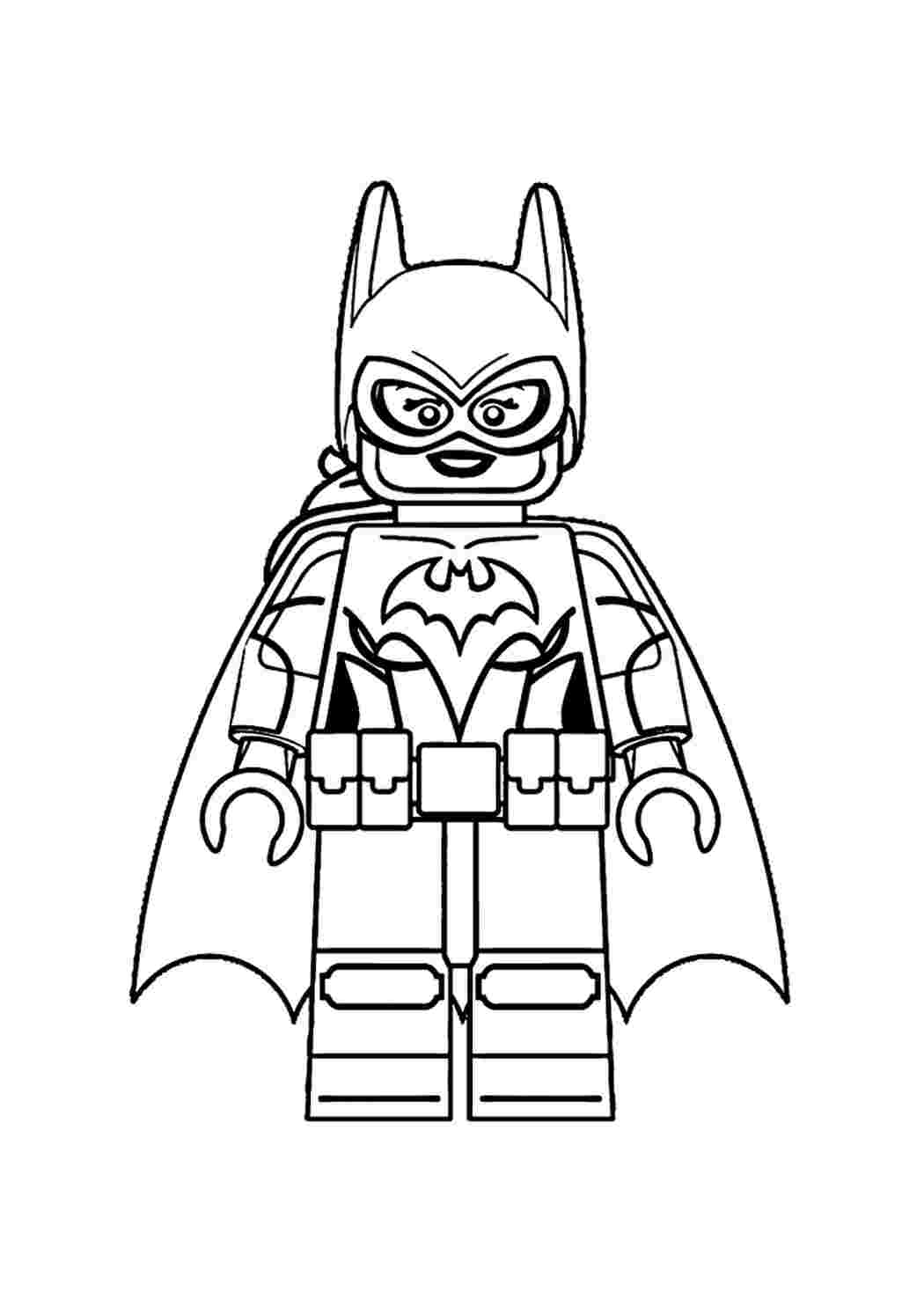 Лего-Бэтмен Раскраски скачать и распечатать бесплатно.