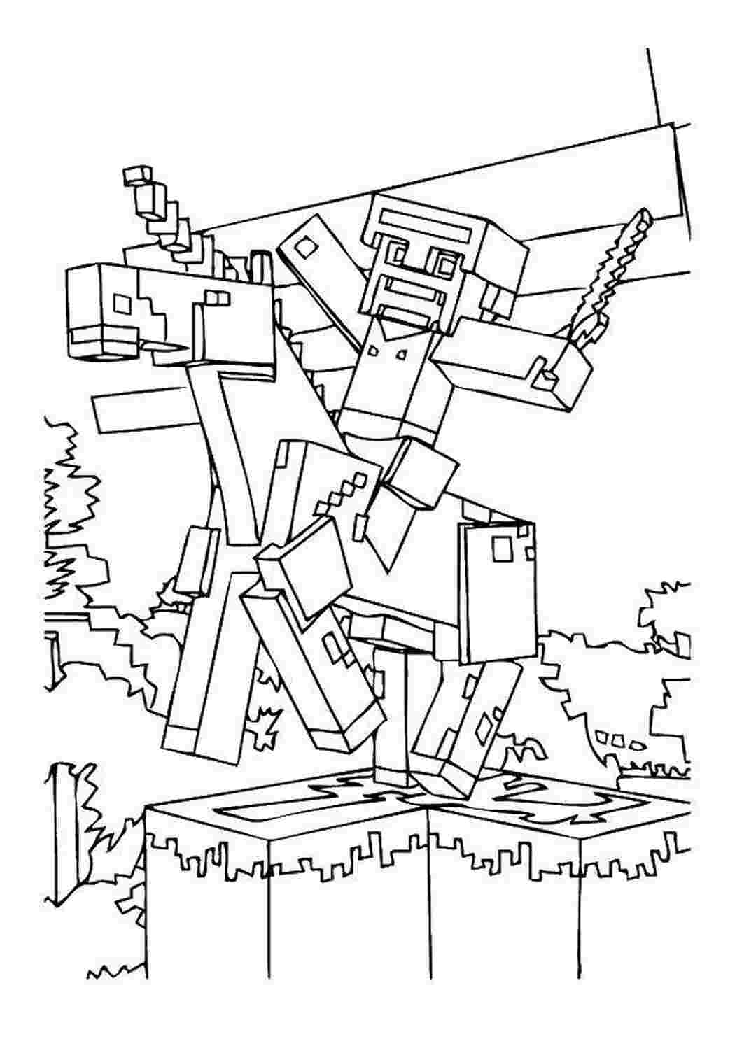 Раскраски Майнкрафт майнкрафт Игры, Майнкрафт