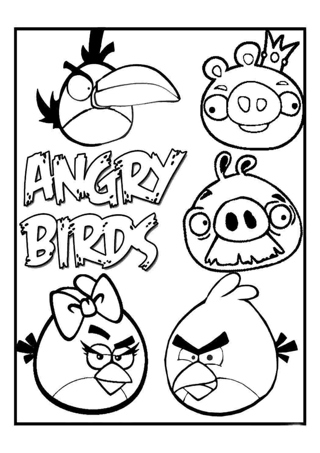 Раскраски Angry birds и король свин angry birds angry birds, энгри бердс