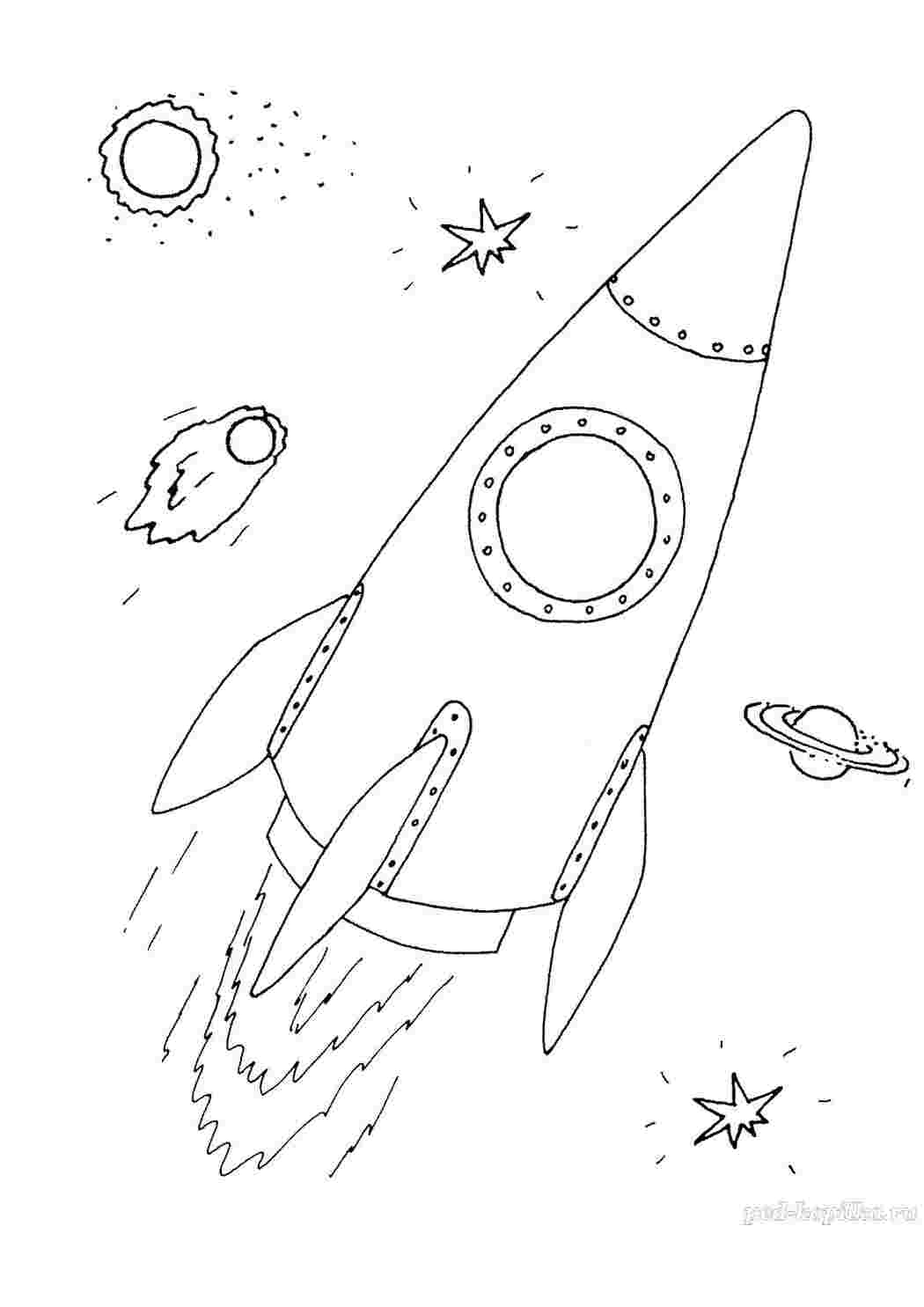 Раскраски картинки на рабочий стол онлайн Ракета в космосе для мальчиков Раскраски для детей мальчиков