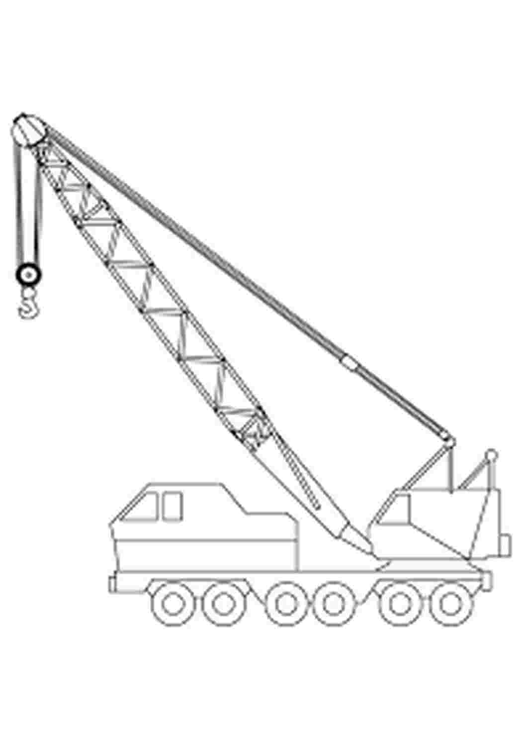  раскраски на тему подъемный кран для детей.  раскраски с подъемным краном для мальчиков и девочек                     