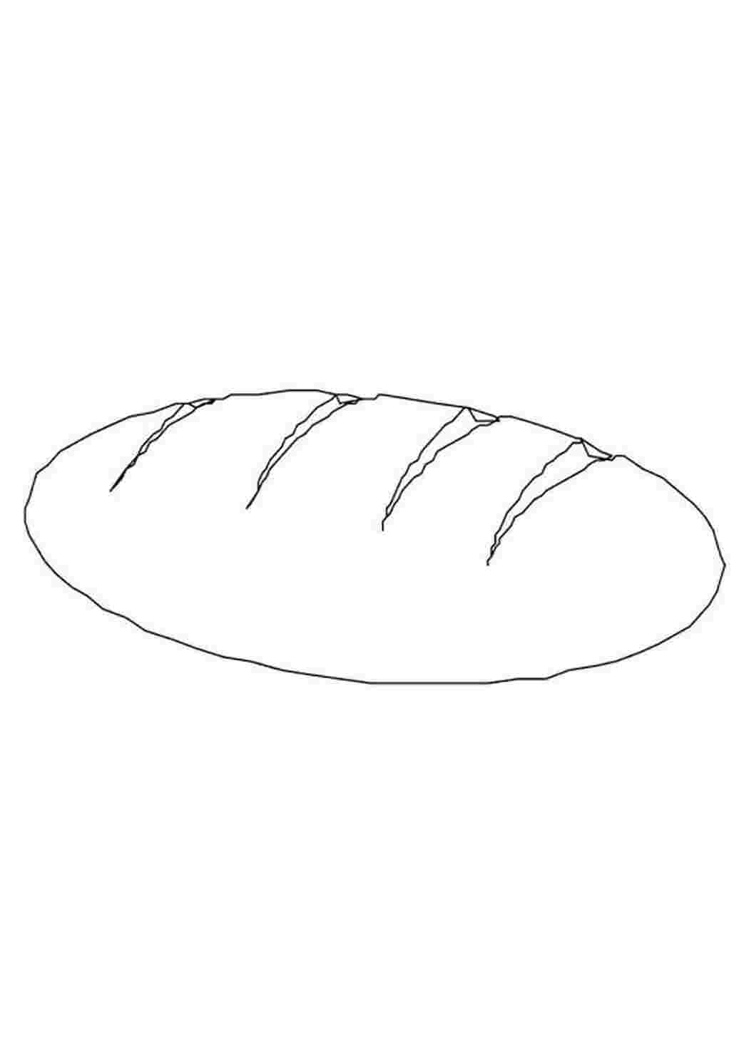 Как нарисовать хлеб \\ Буханка хлеба // простые рисунки