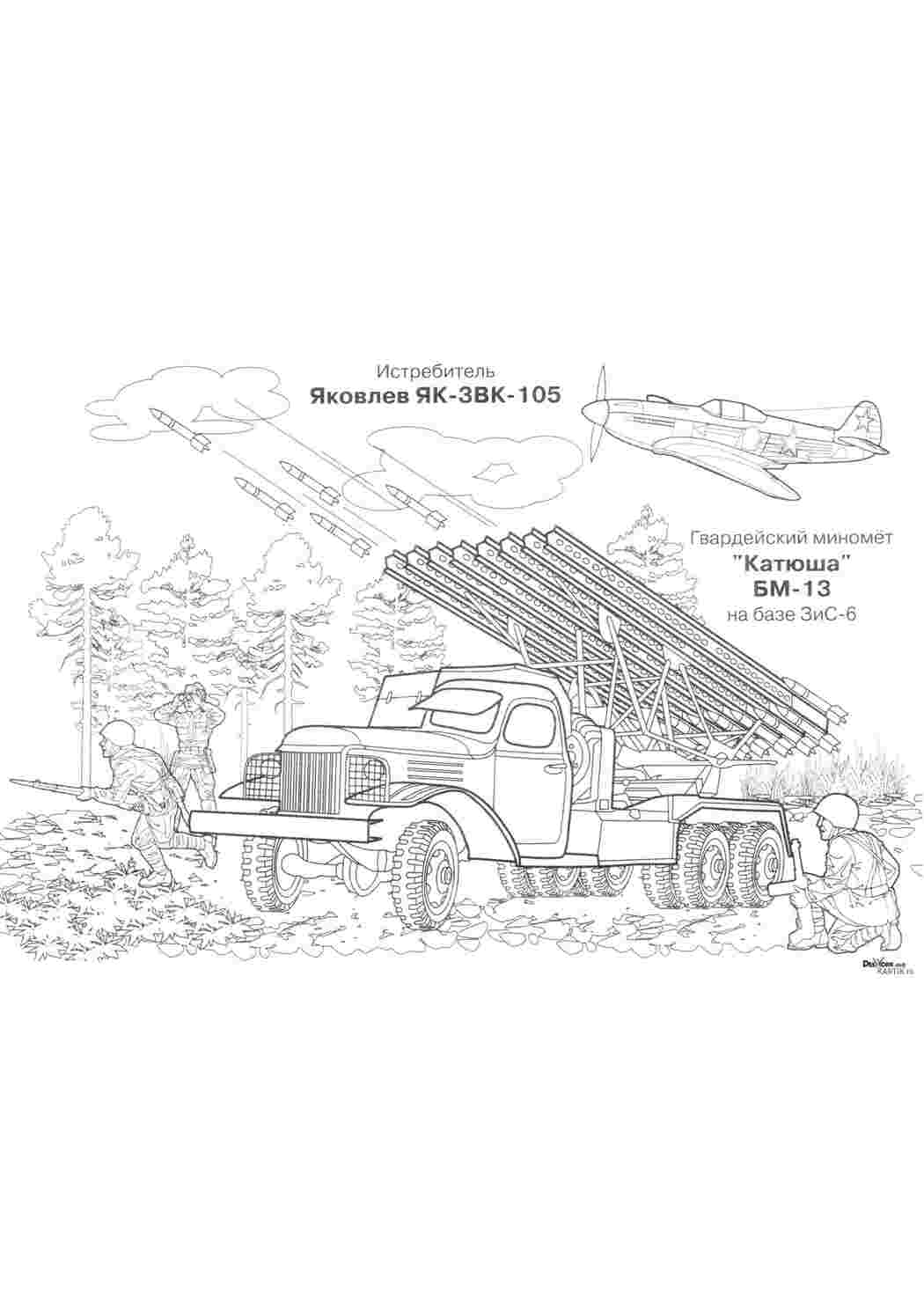Раскраски реактивная система залпового огня. Ракетницы Катюши ураганы Раскраски на военную тему. Военная техника. Системы залпового огня.