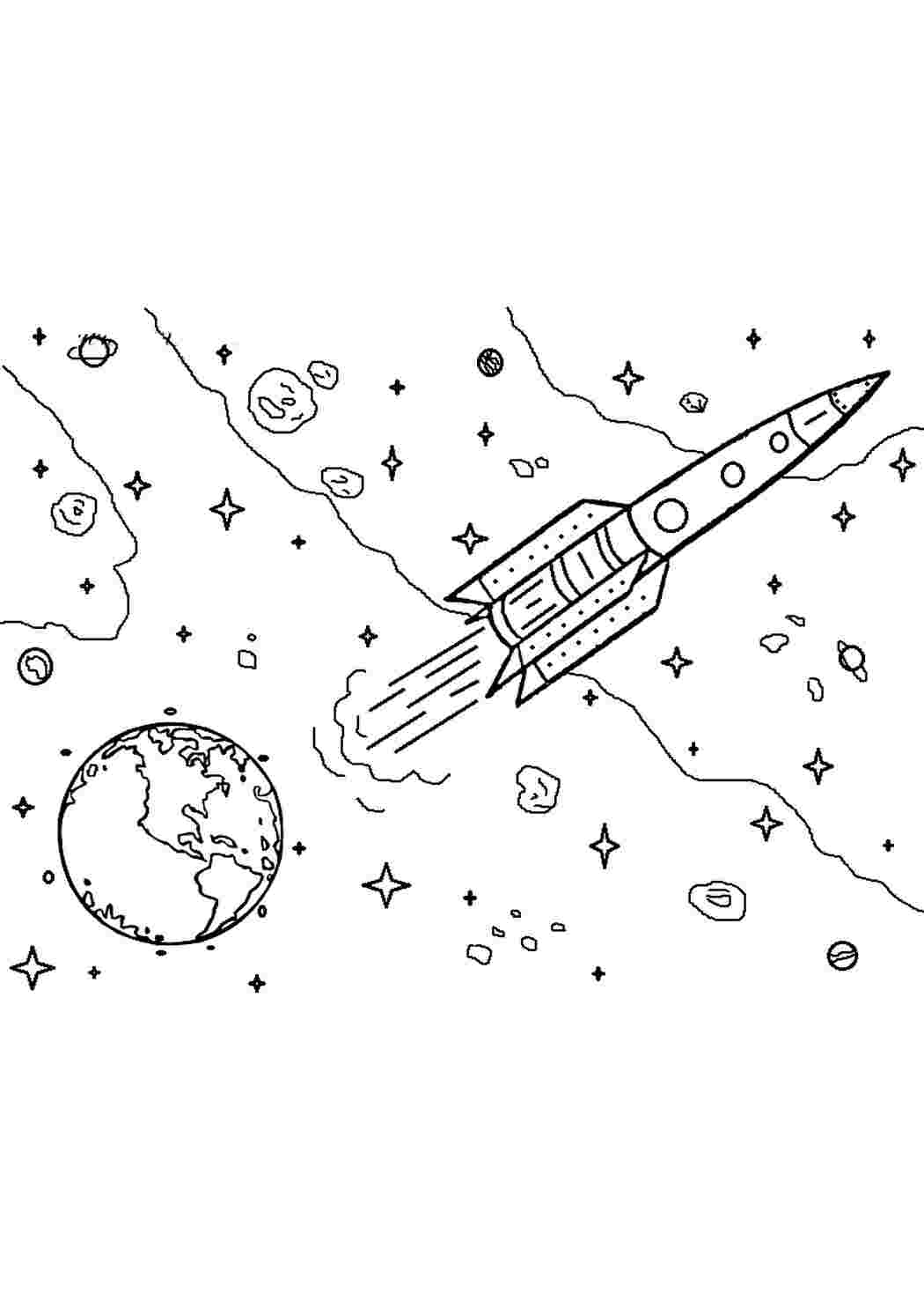 Раскраски, Раскраски с ракетами, ракеты для покорения космоса, Ракета в  космосе, Ракета, Раскраски с ракетами, картинки на рабочий стол онлайн,  Боевой корабль выпускает ракету.