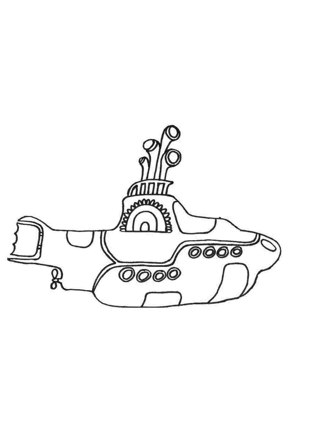 Раскраски Подводная лодка подводная лодка субмарина, подводная лодка, лодки