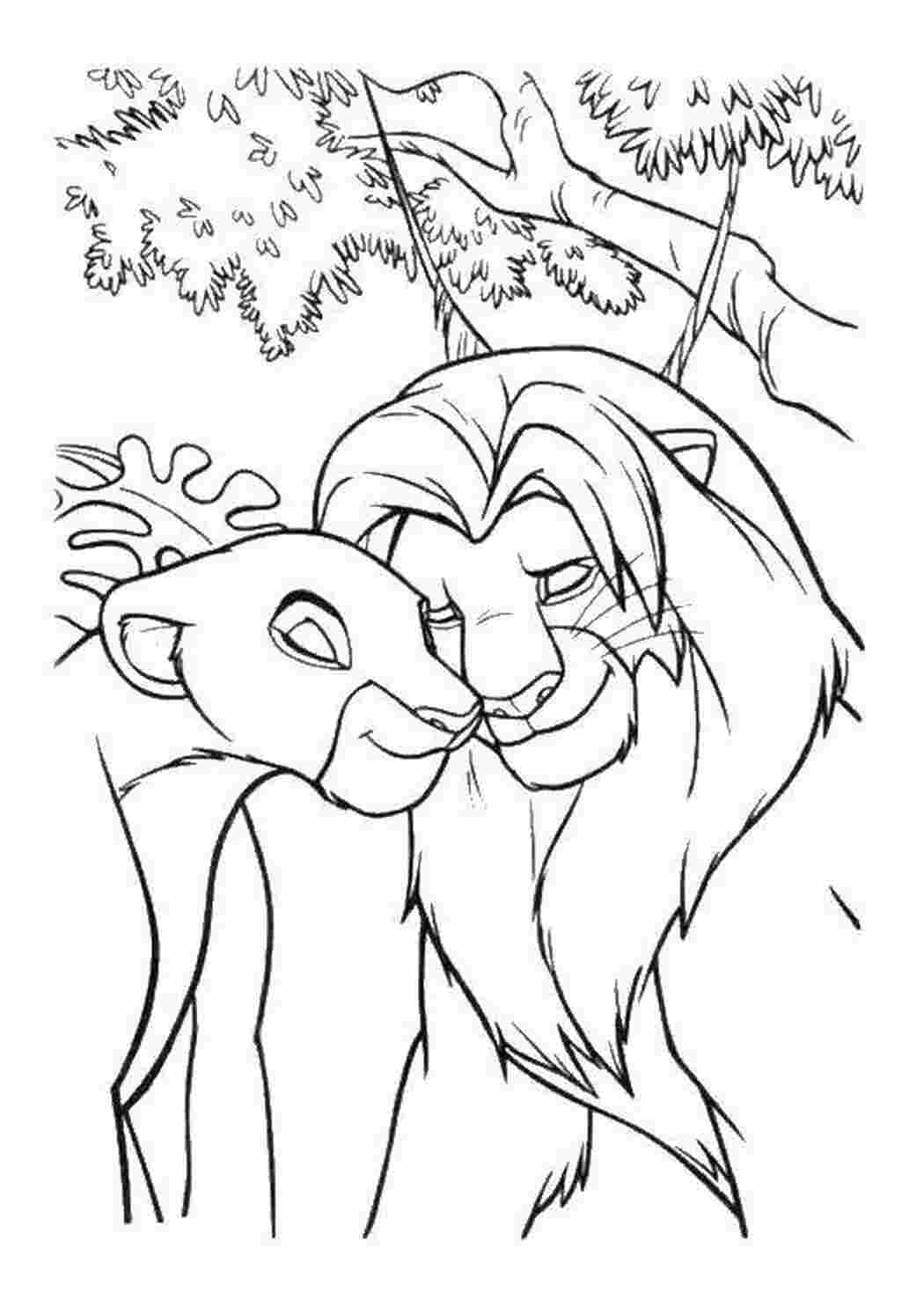 Король лев мультфильмы, Король лев, львы
