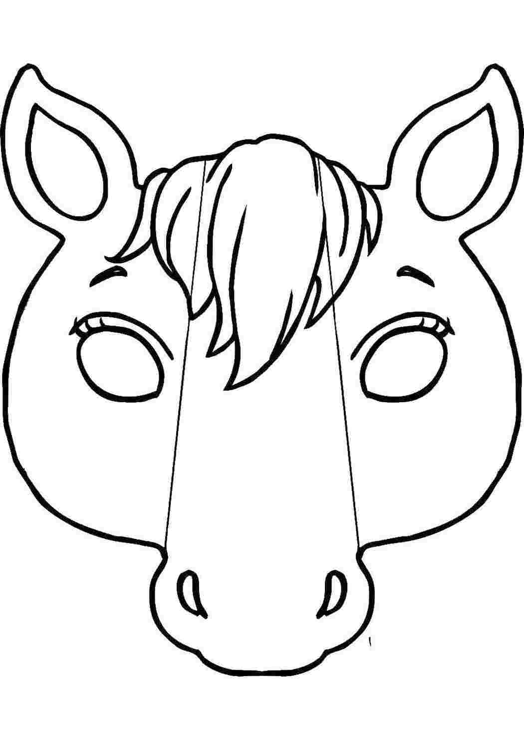 Голова лошади рисунок раскраска (46 фото)