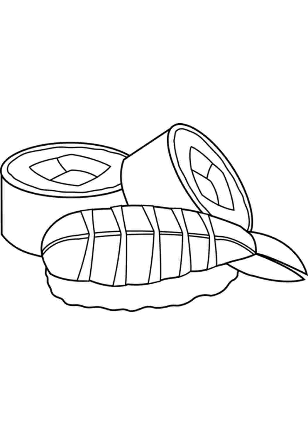 Раскраски Раскраски для детей на тему еда. Раскраски, изображающие суши, роллы.  Еда. Суши. Раскраски для детей на тему еда. Раскраски на тему суши, роллы. Раскраски на тему суши.