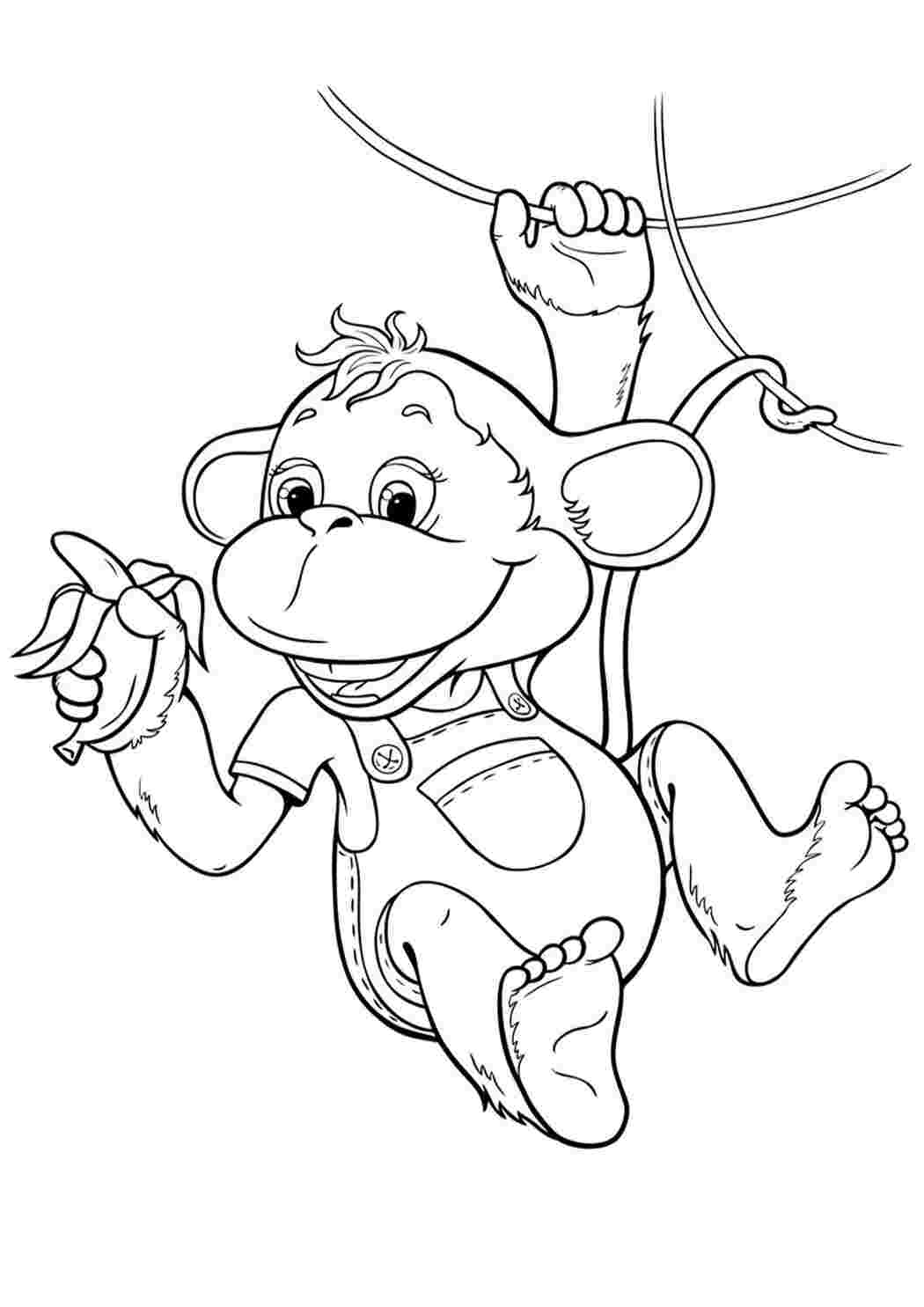 Как нарисовать обезьяну на Новый год, оригинальные и смешные картинки,фото?