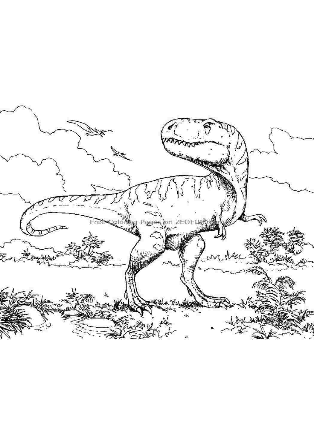 Раскраски Тираннозавр рекс динозавр Тираннозавр, Рекс
