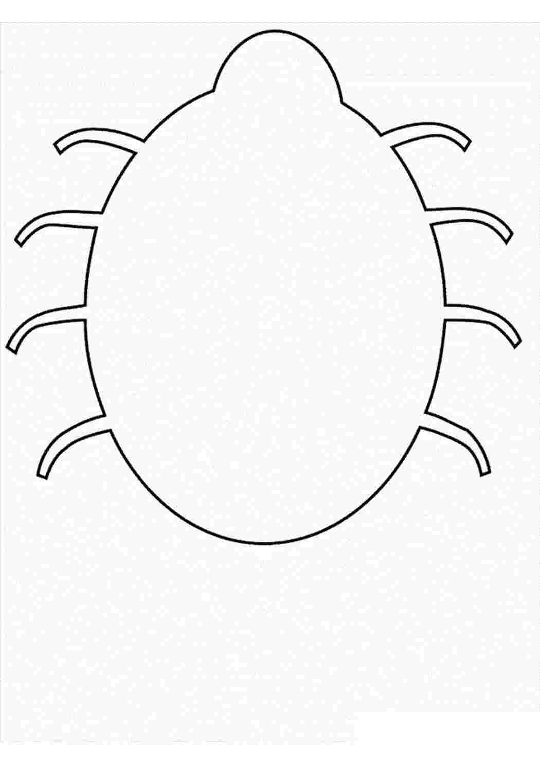 Раскраски Раскраски контуры для вырезания жук, жучок, жуки  Раскраски формы, жук