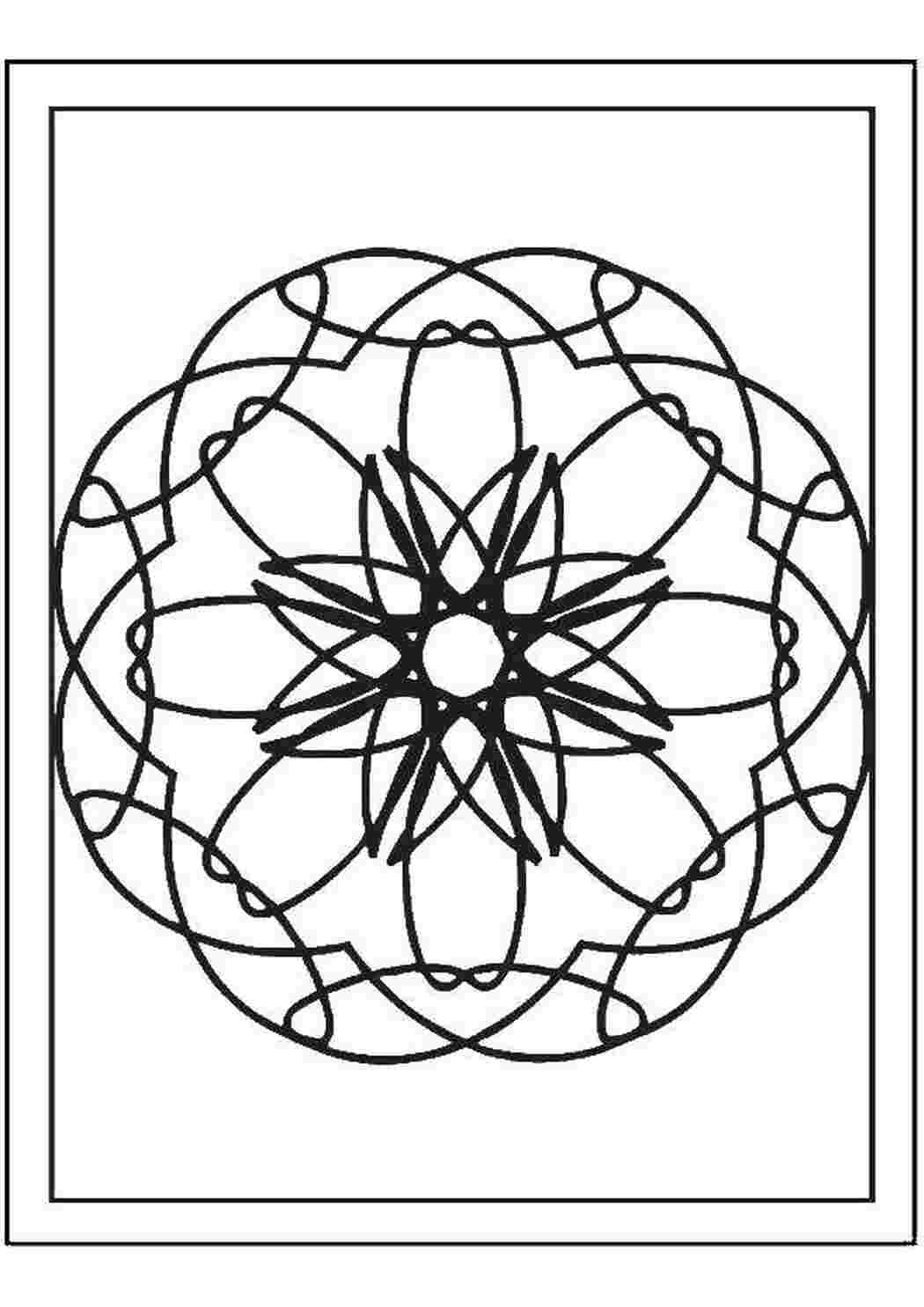 Раскраски Цветочек Узоры с цветами Узоры, цветок