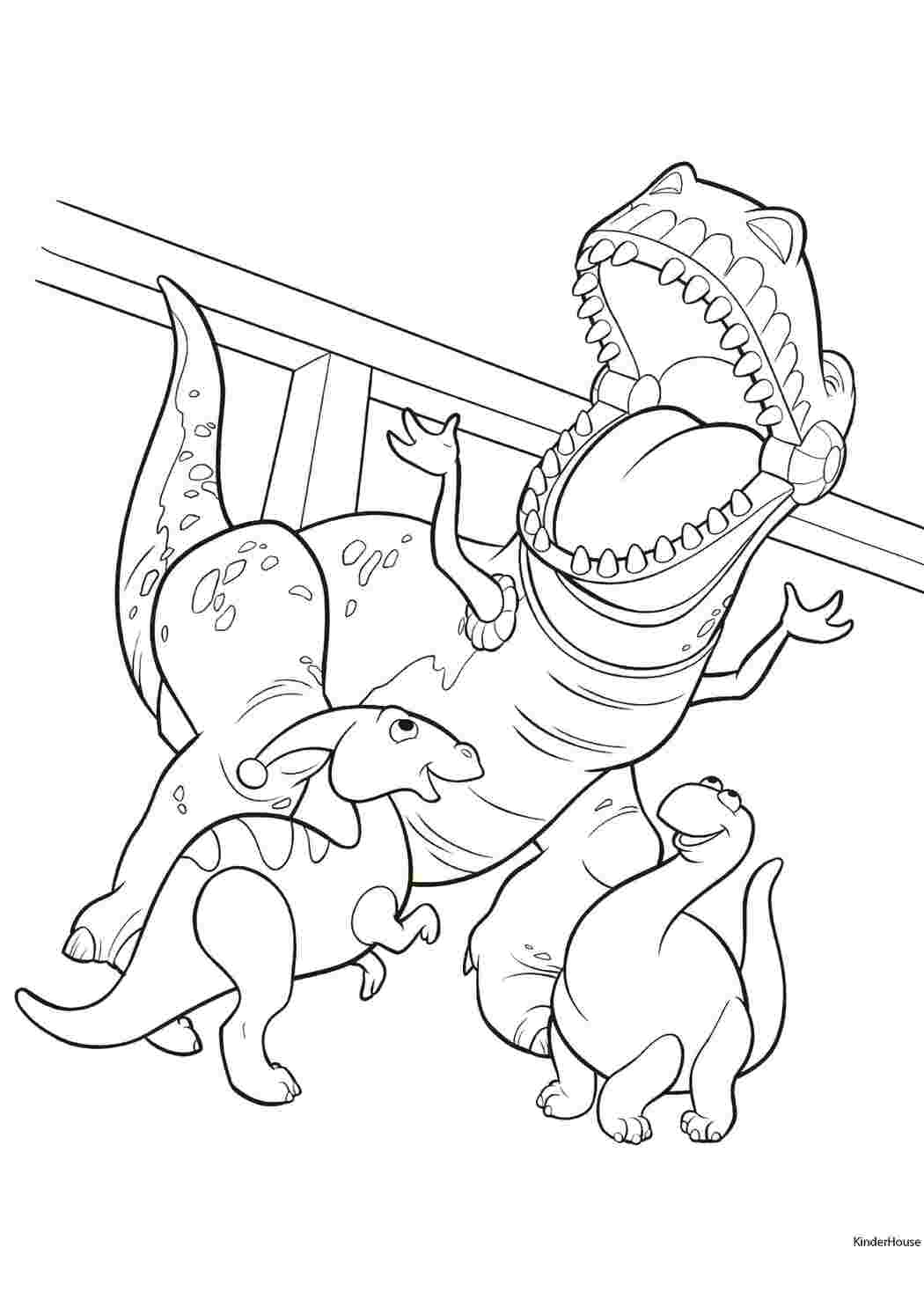 Раскраски Динозавр рекс история игрушек динозавр Рекс, история игрушек